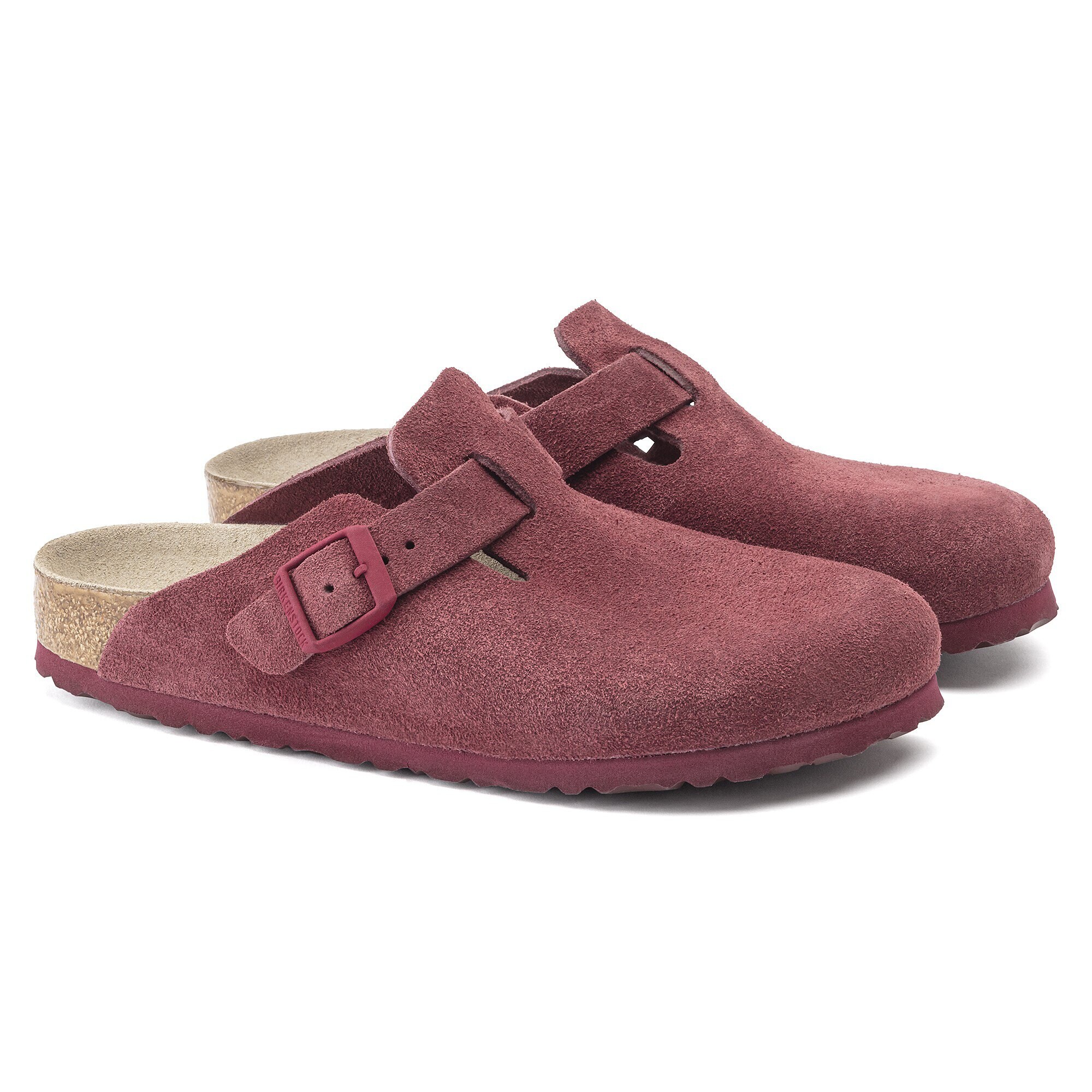 Birkenstock burgundy suede new arrivals