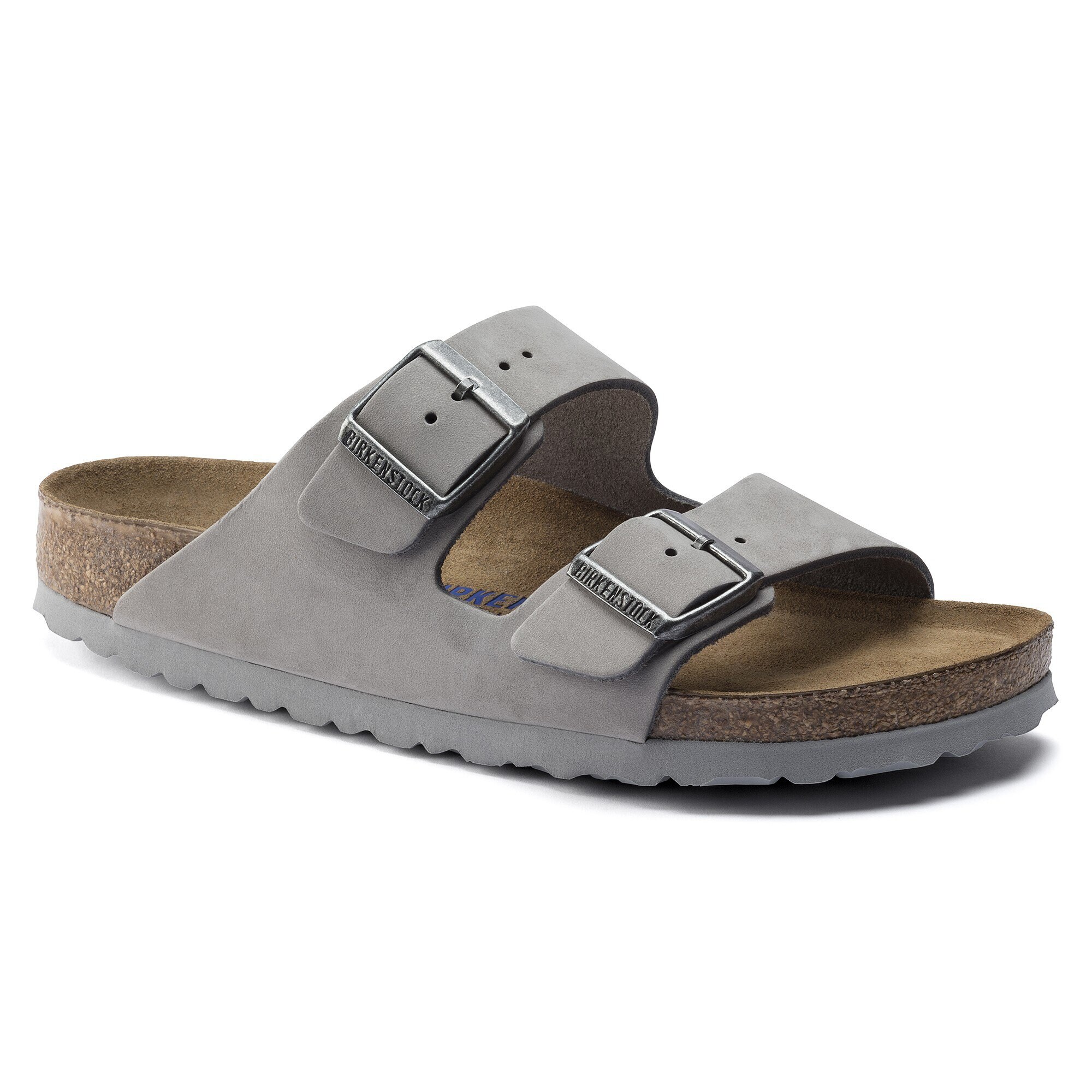 Slovenien ecstasy vinter Arizona Soft Footbed Nubuck Leather Dove Gray | BIRKENSTOCK