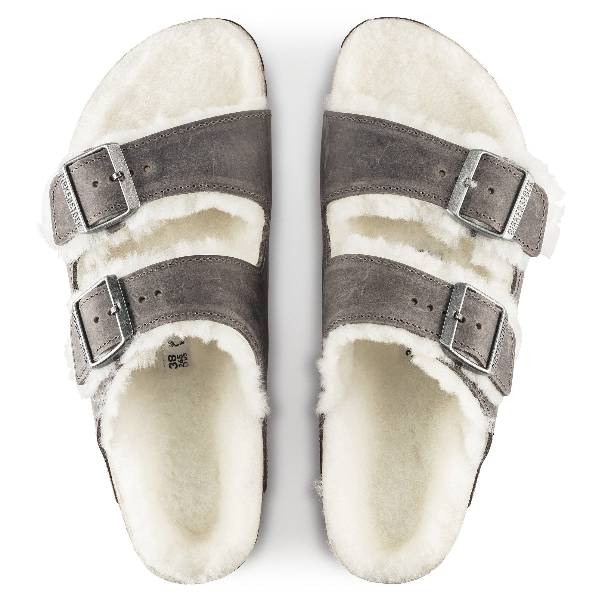 Pointer Pilgrim diameter Arizona Shearling Oiled Leather Iron | BIRKENSTOCK