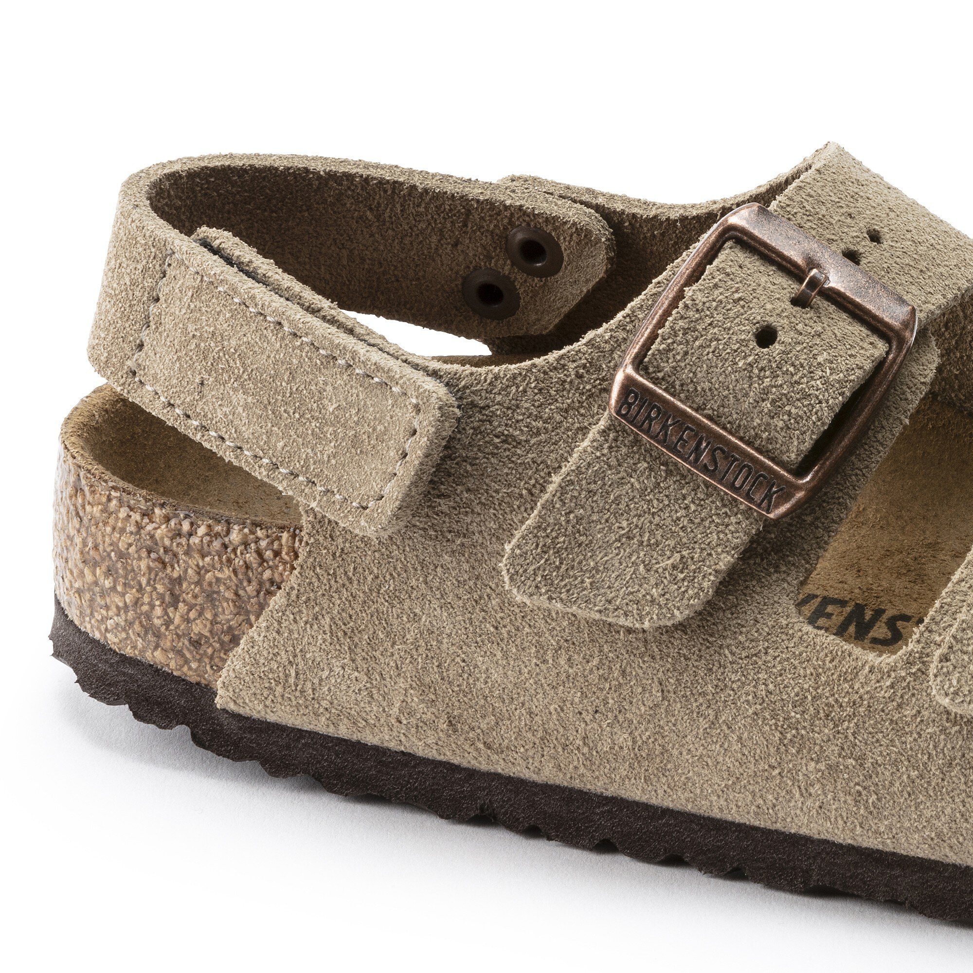 mm dramatisk Uendelighed Milano HL Suede Kids Suede Leather Taupe | BIRKENSTOCK