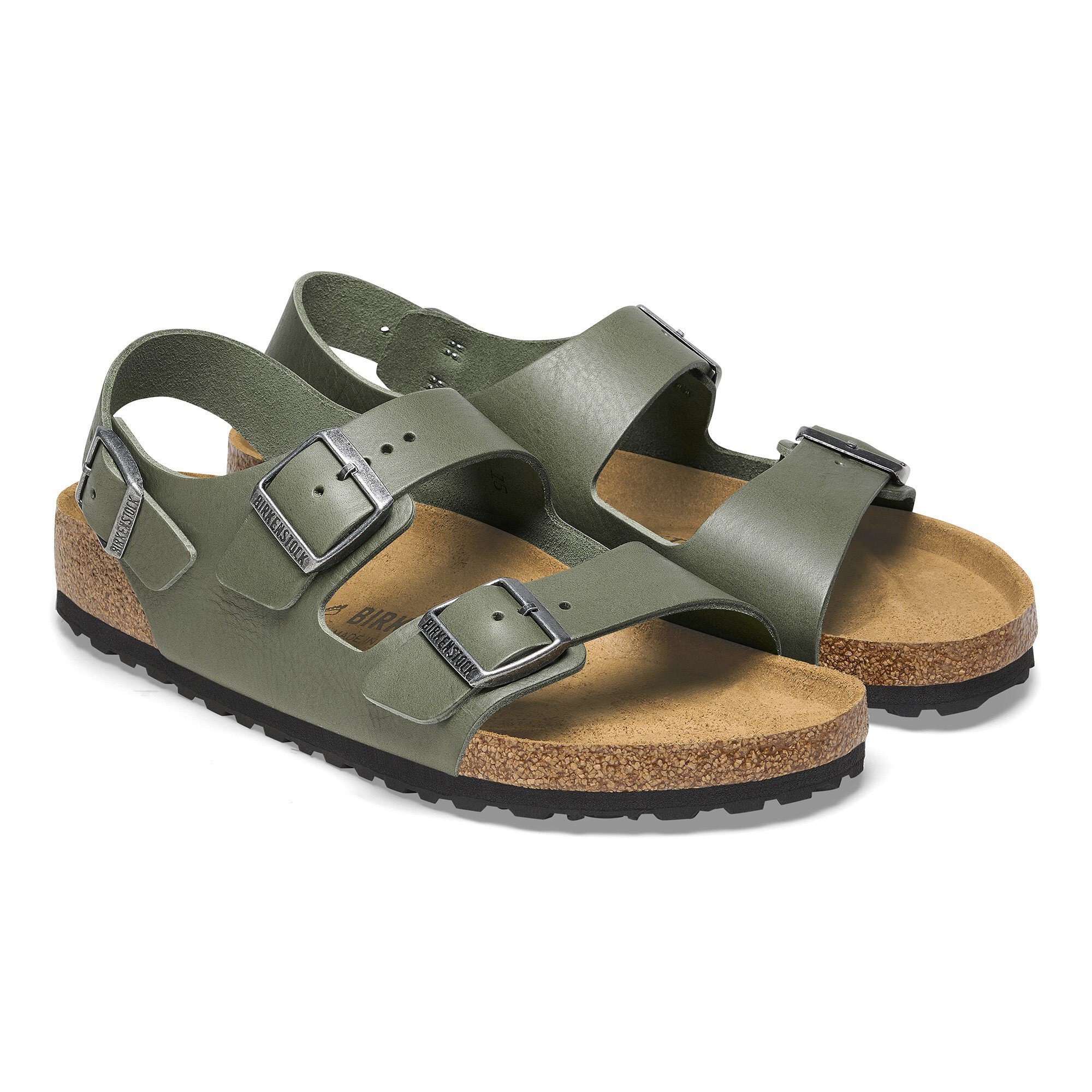 Birkenstock milano sales khaki