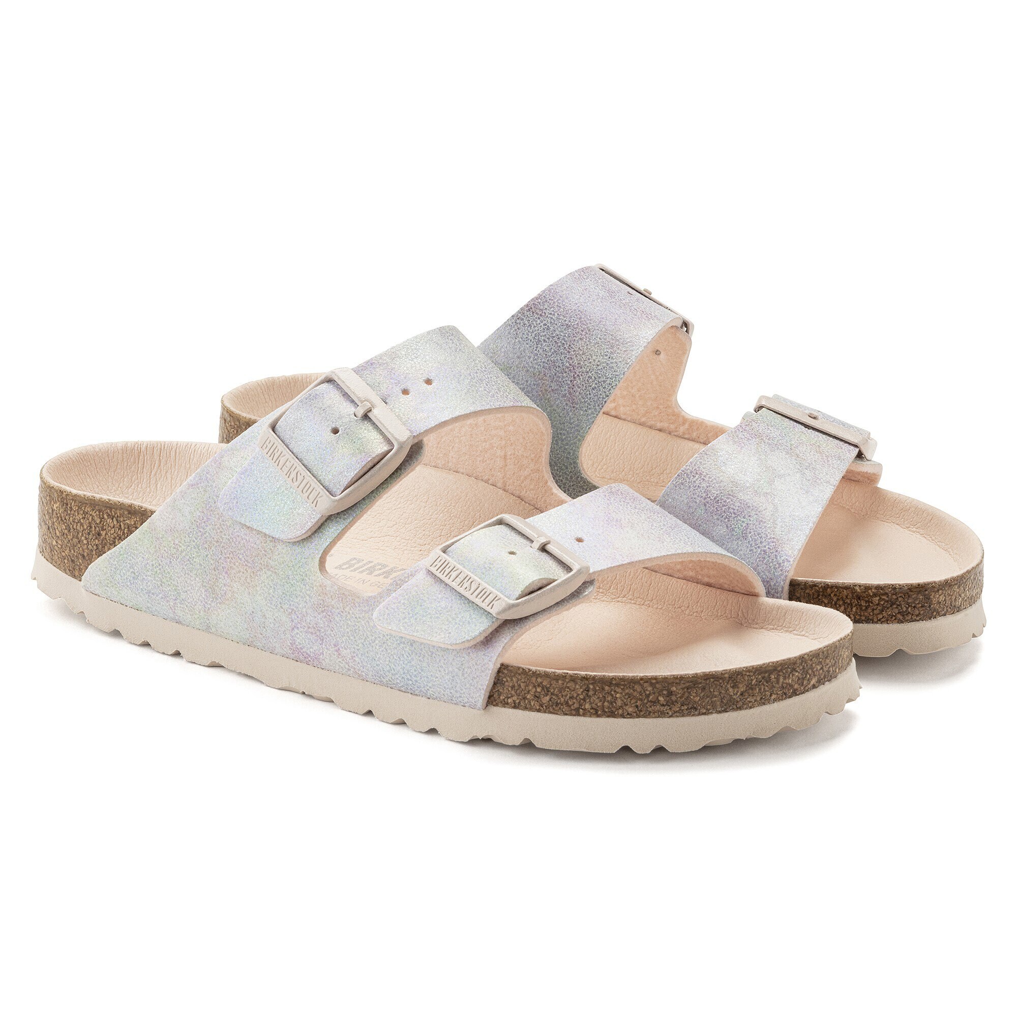 Iridescent birkenstock sandals clearance