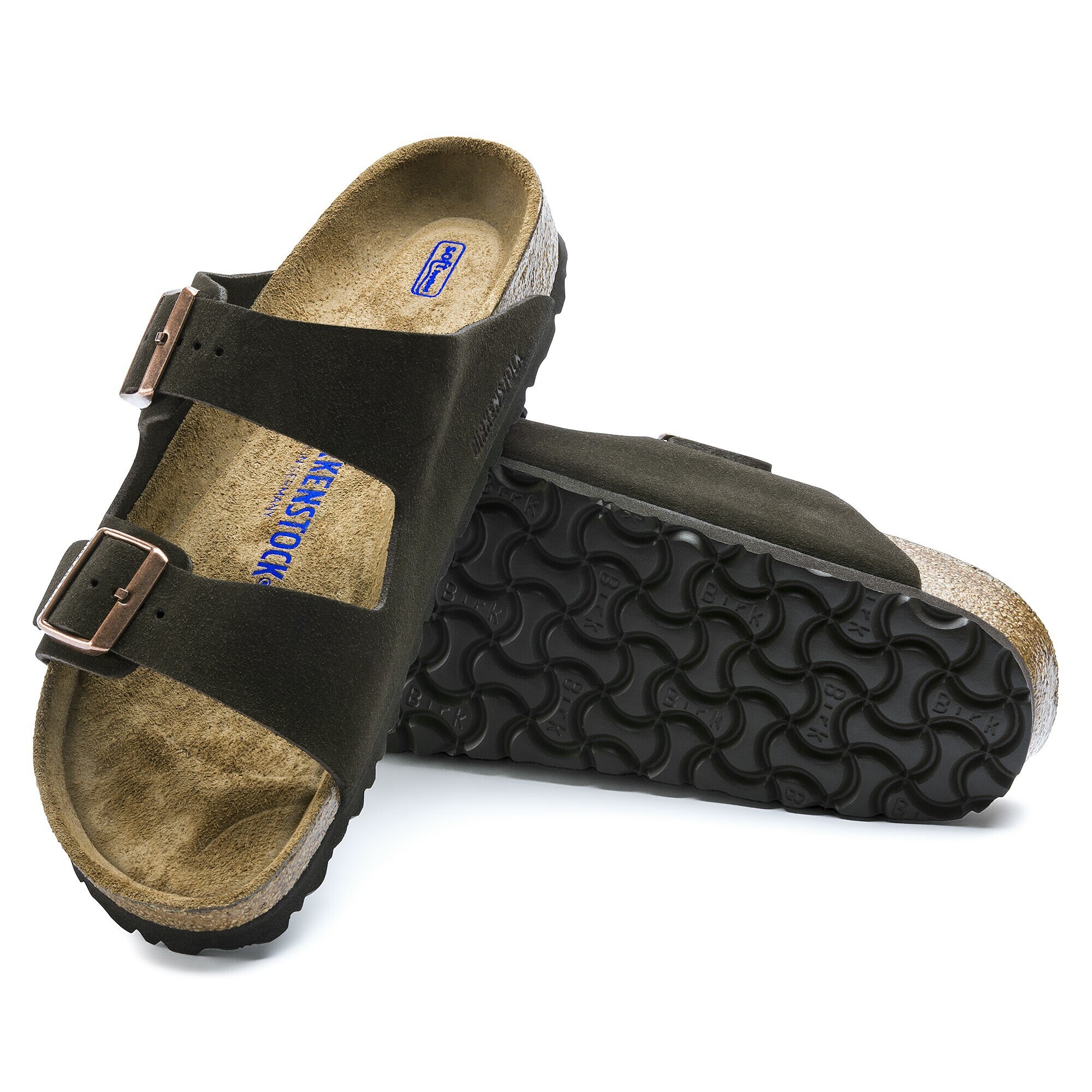 Birkenstock Arizona Mocha Suede Soft Footbed 37