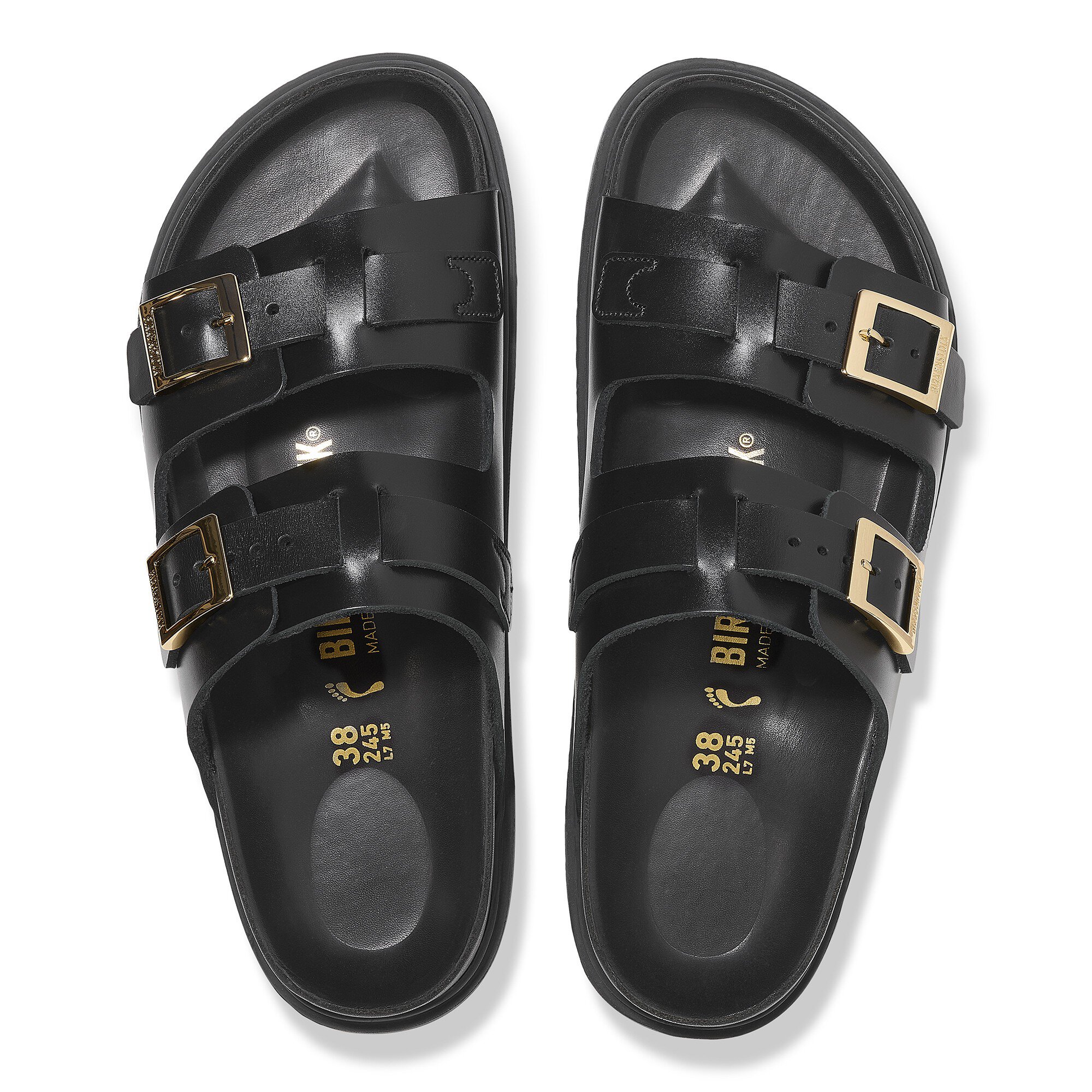 数量限定価格!! BIRKENSTOCK/ビルケンシュトック【セントバース】ブラックサイズ36 靴