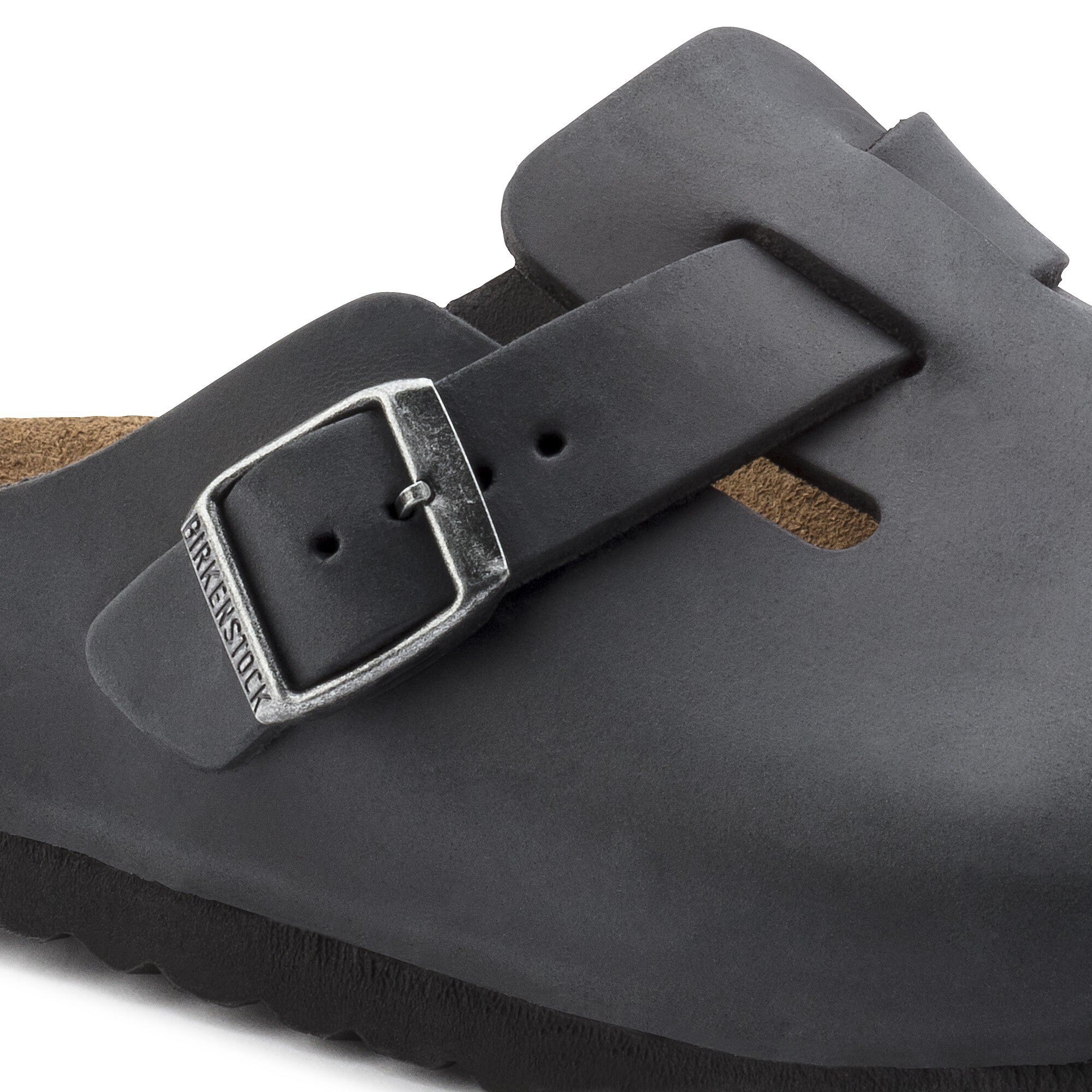 Boston Oiled Leather Black | BIRKENSTOCK