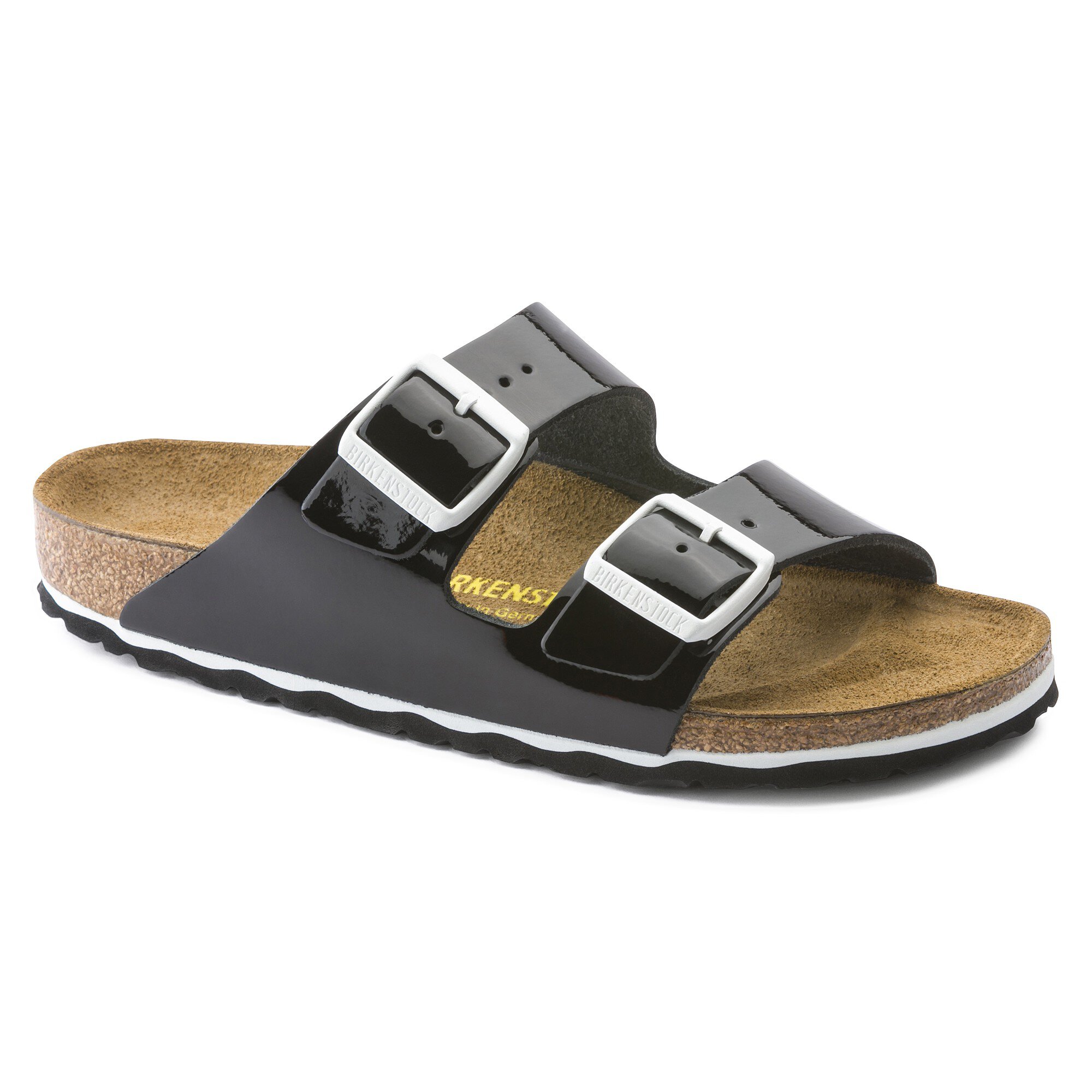 birkenstock arizona black patent