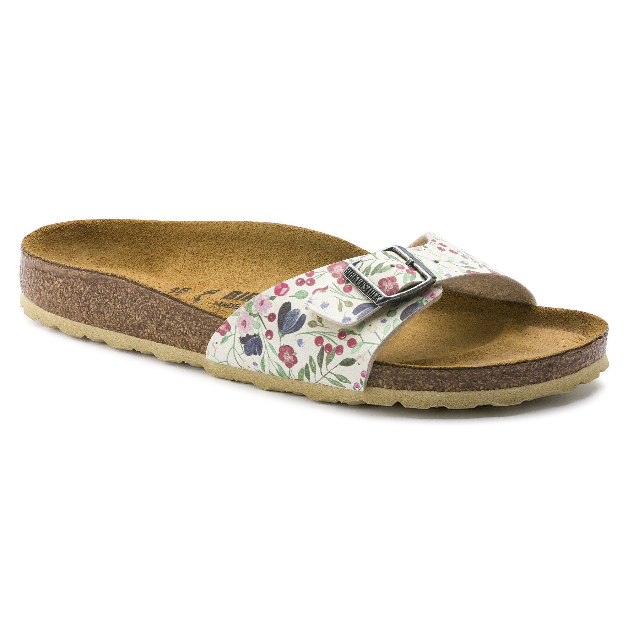 birkenstock meadow flowers beige