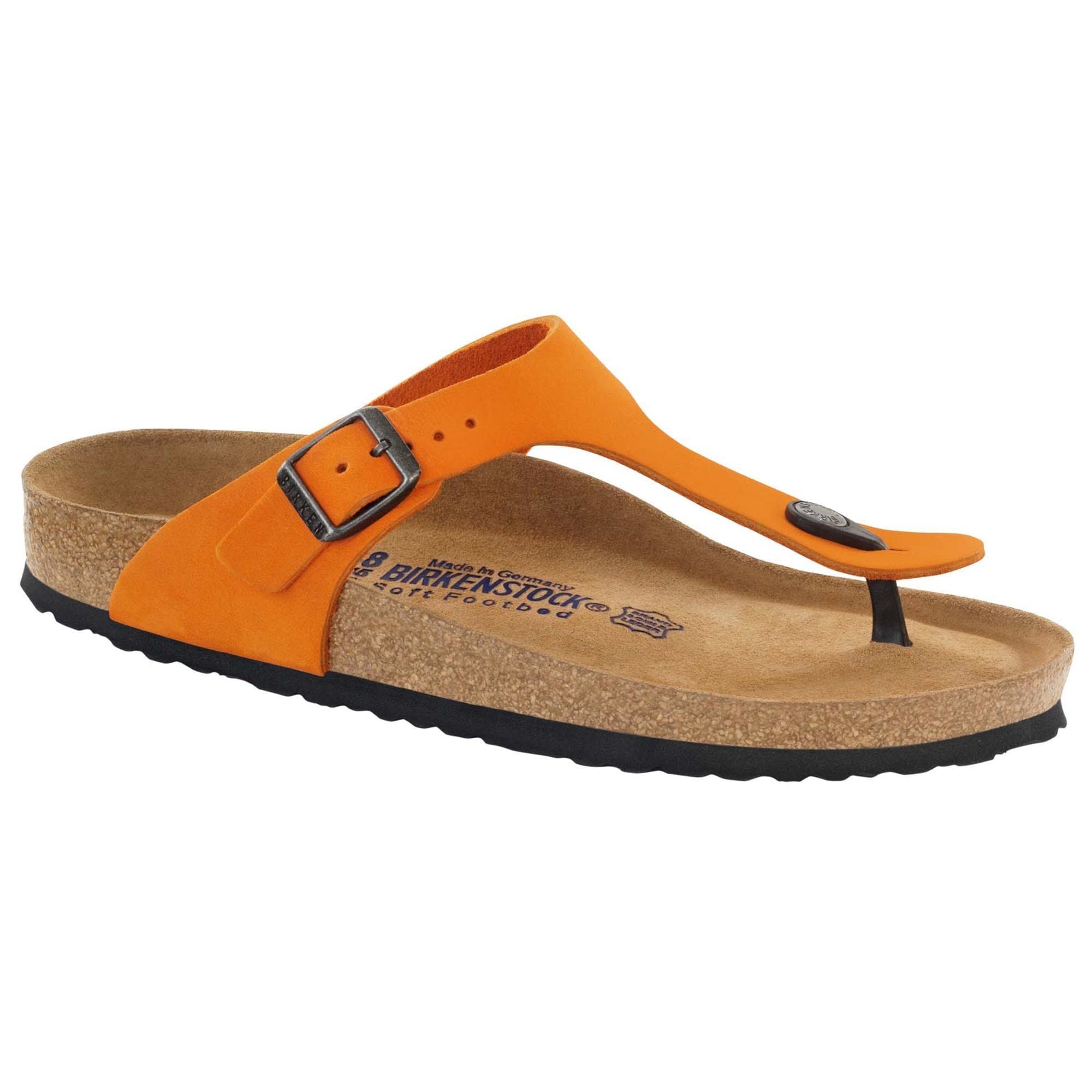 orange birkenstock