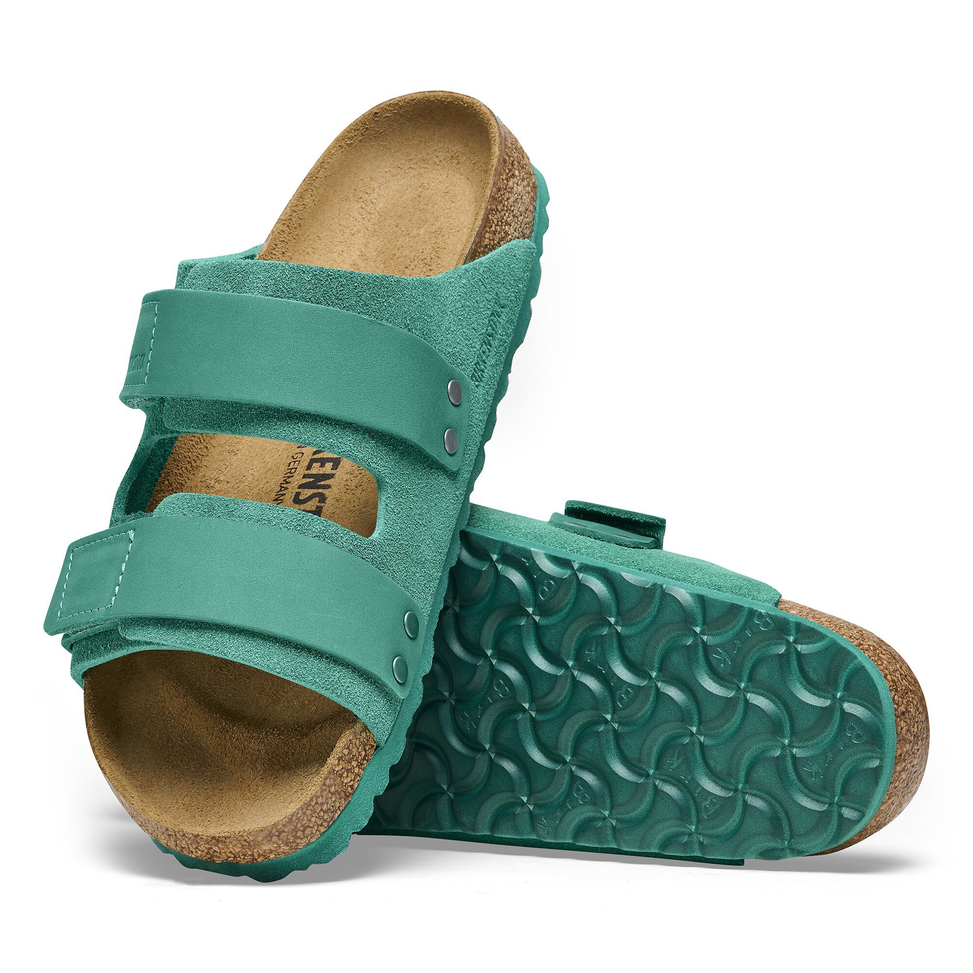 Birkenstock suede green outlet