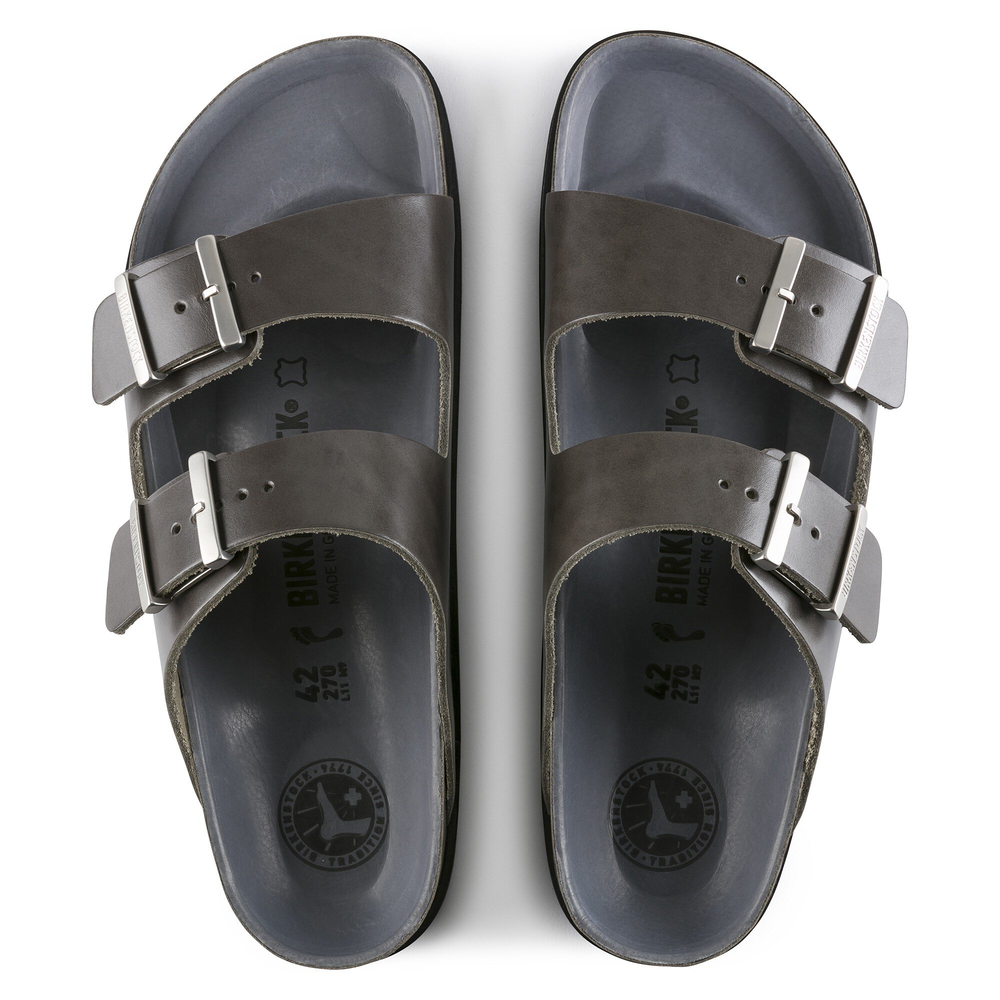 Gemeenten prins Leraren dag Arizona Edition Leather Premium Anthracite | BIRKENSTOCK