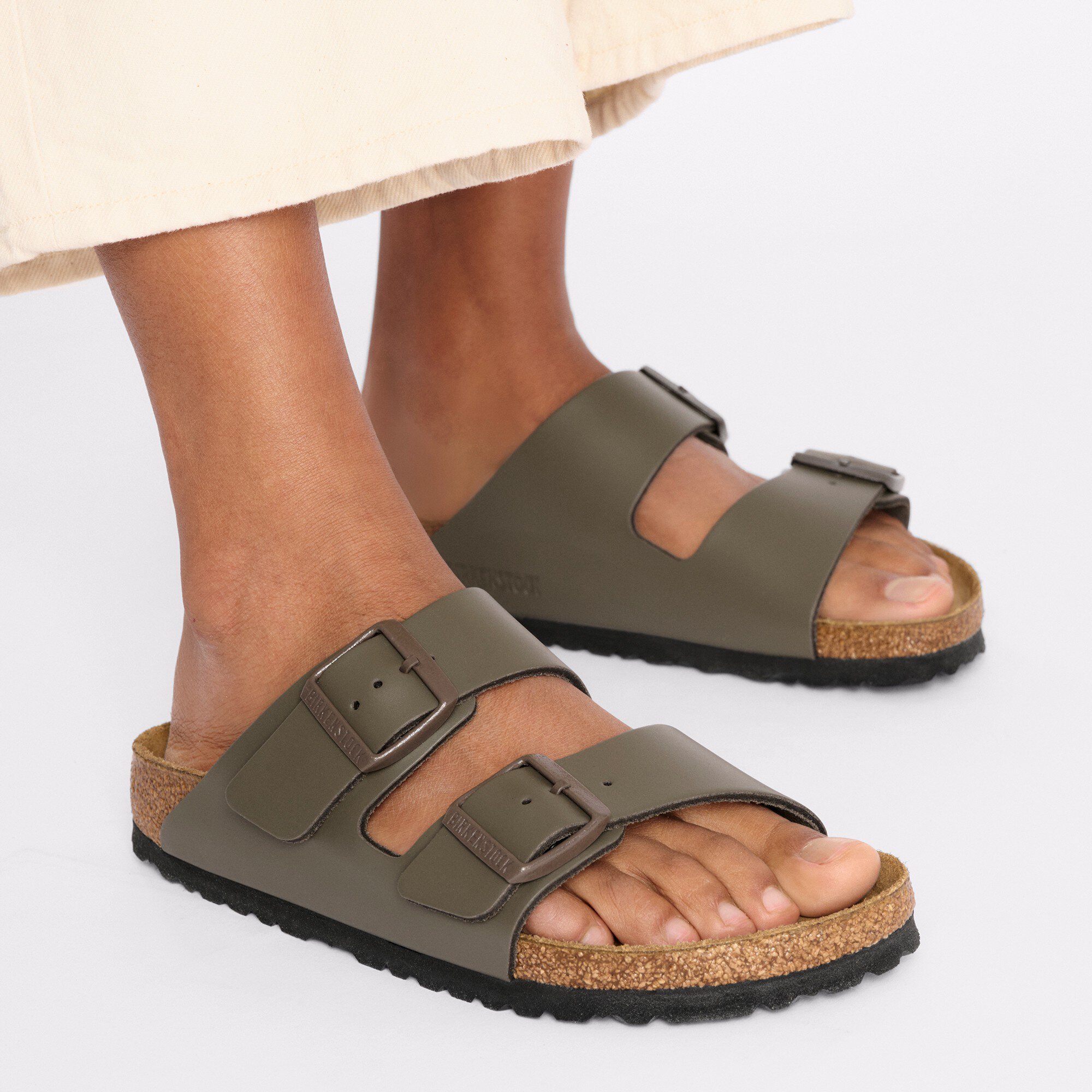 Arizona Natural Leather Concrete Gray | BIRKENSTOCK Arizona Natural Leather Concrete Gray | BIRKENSTOCK
