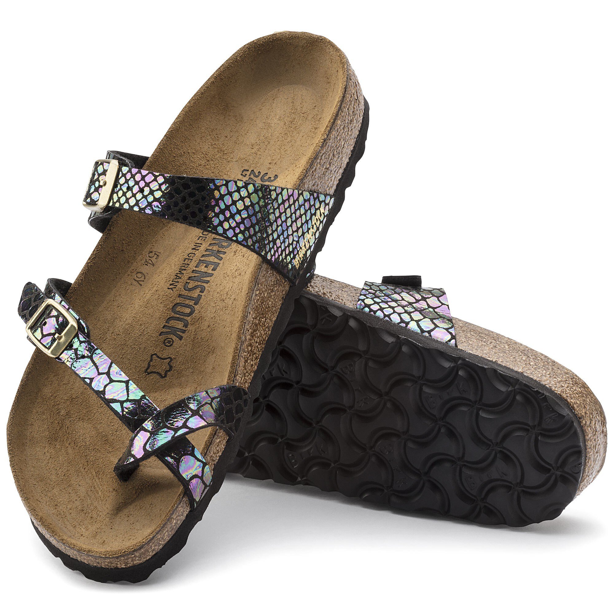 birkenstock arizona black snakeskin