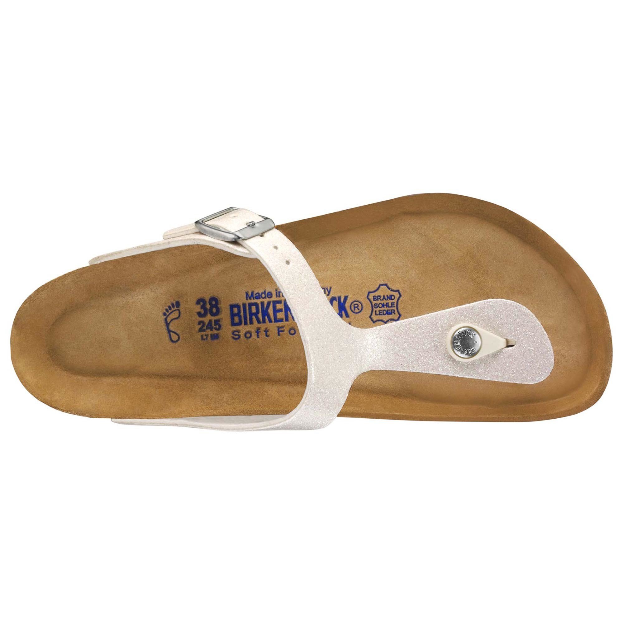 white birkenstocks soft footbed