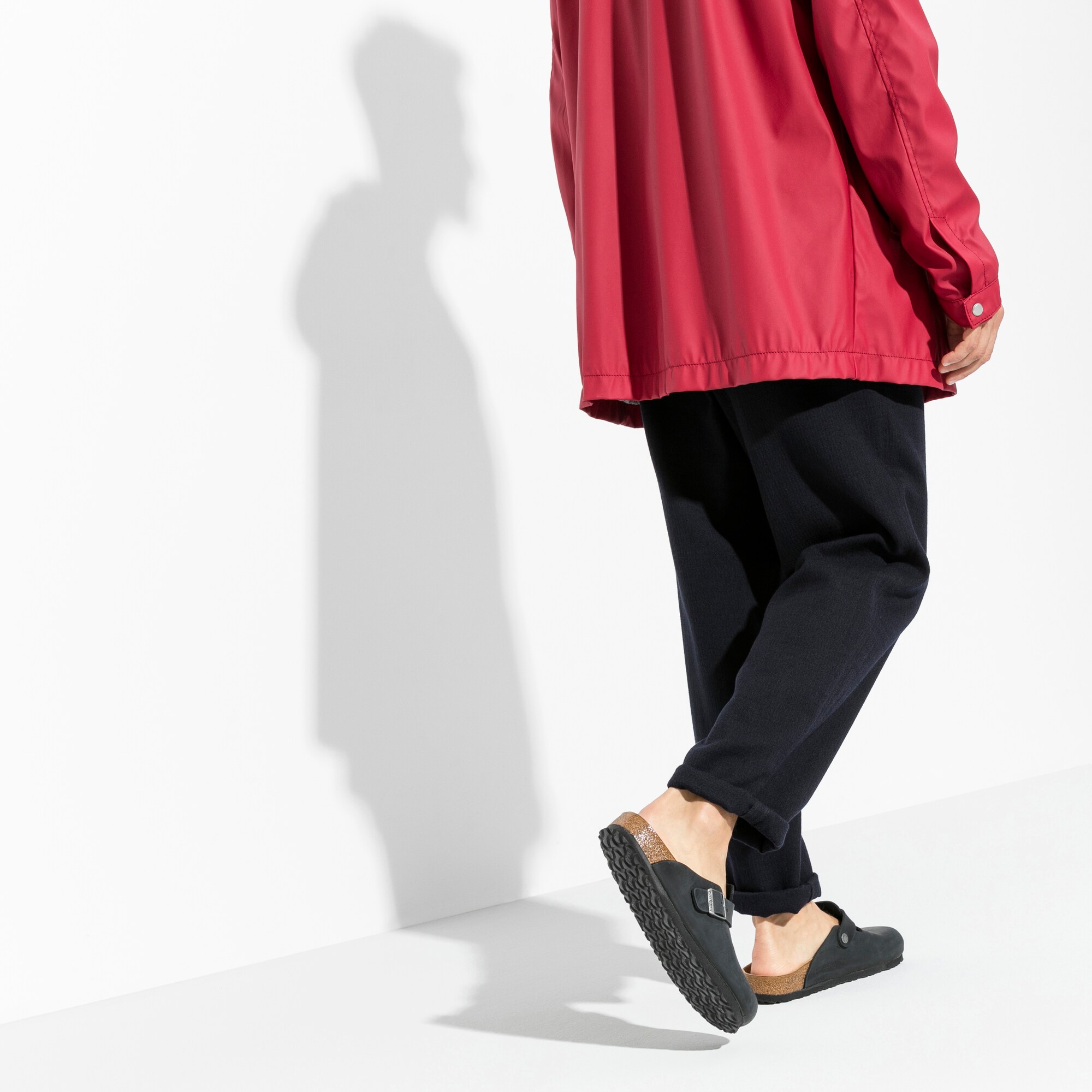 birkenstock boston oiled leather black