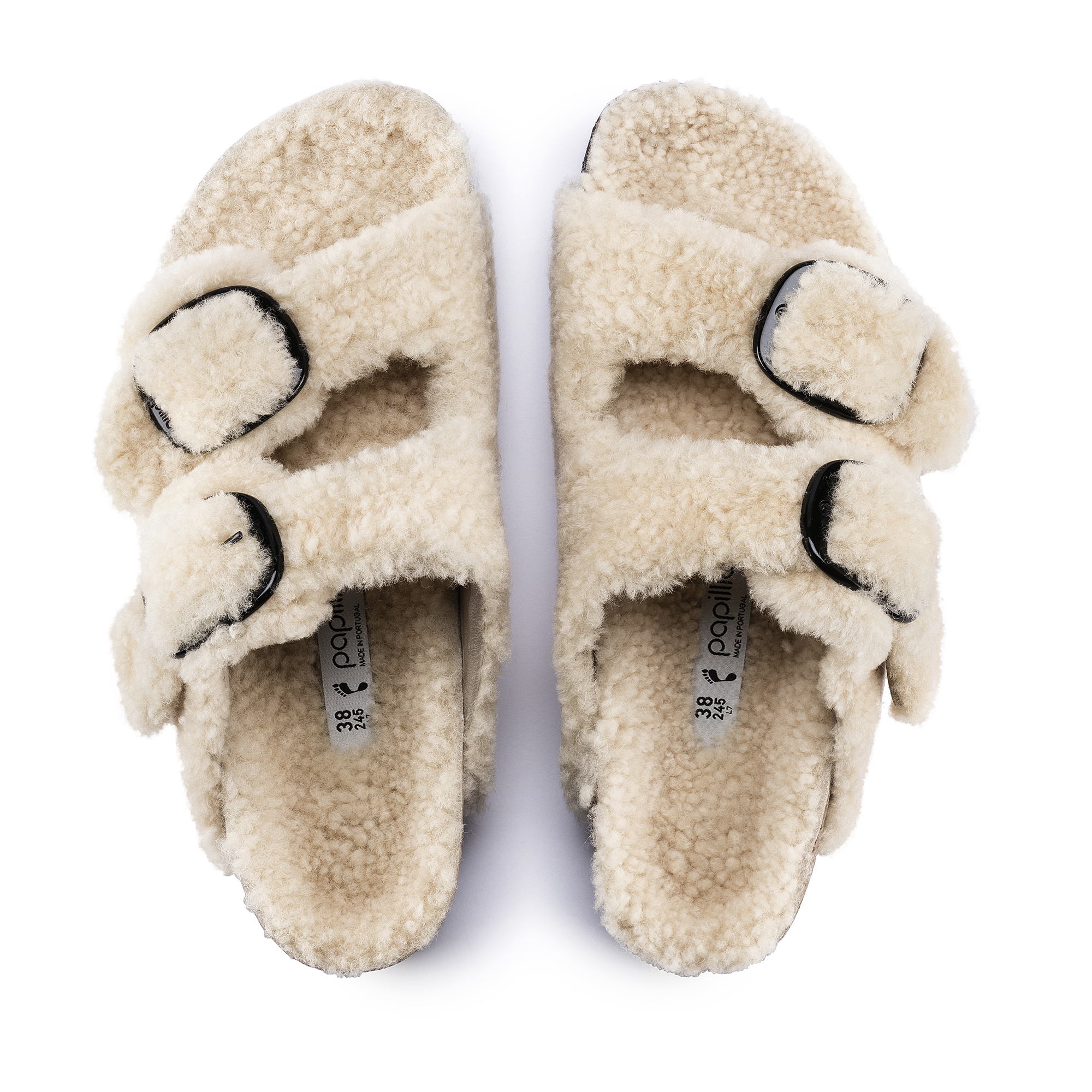 birkenstock fluffy slippers