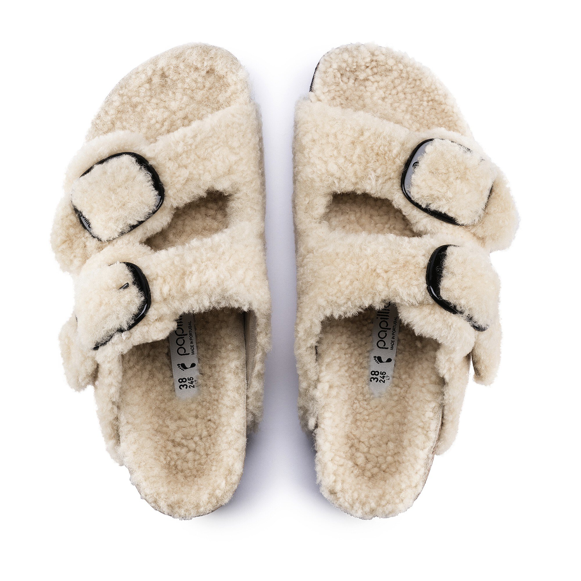 birkenstock fuzzy slippers