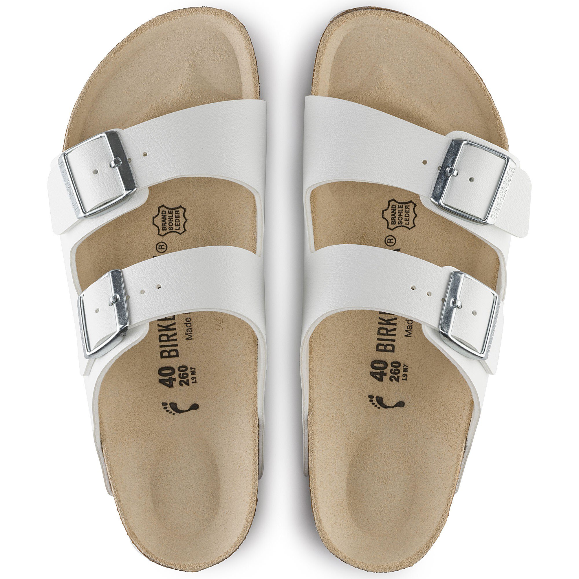 Arizona Birko Flor White BIRKENSTOCK