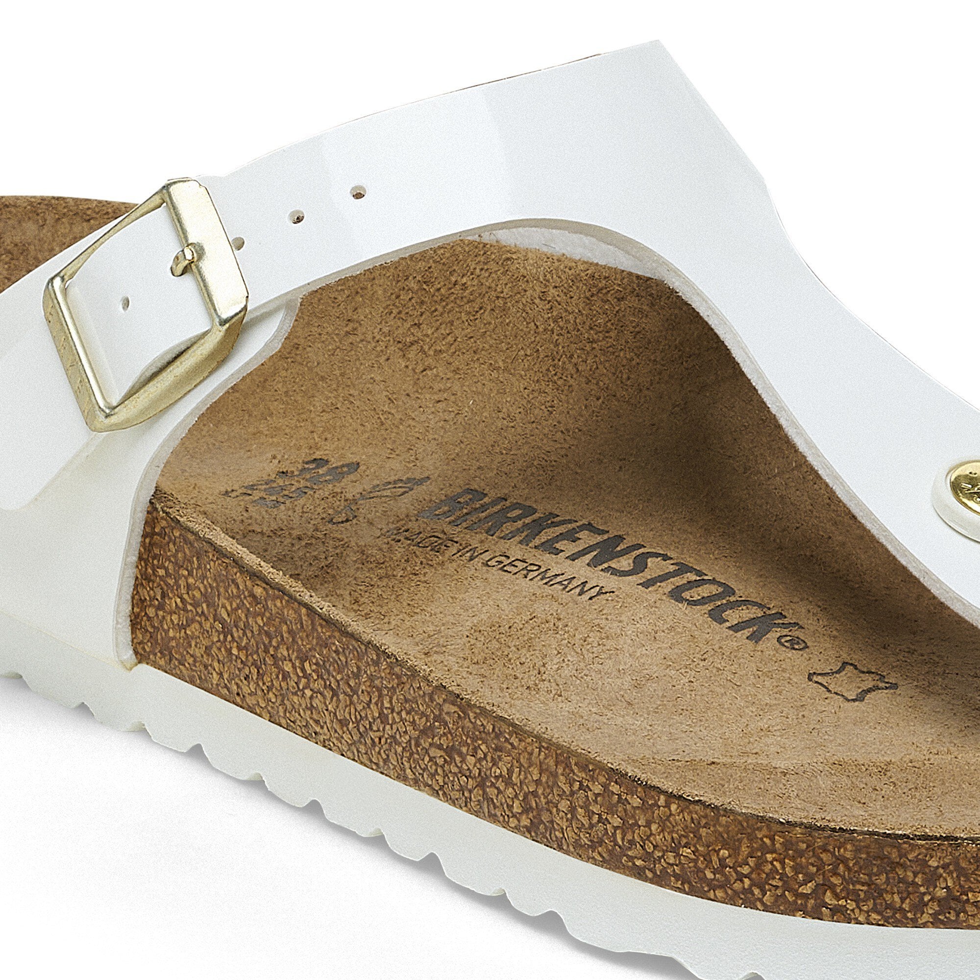 Gizeh Birko-Flor Patent Patent White | BIRKENSTOCK