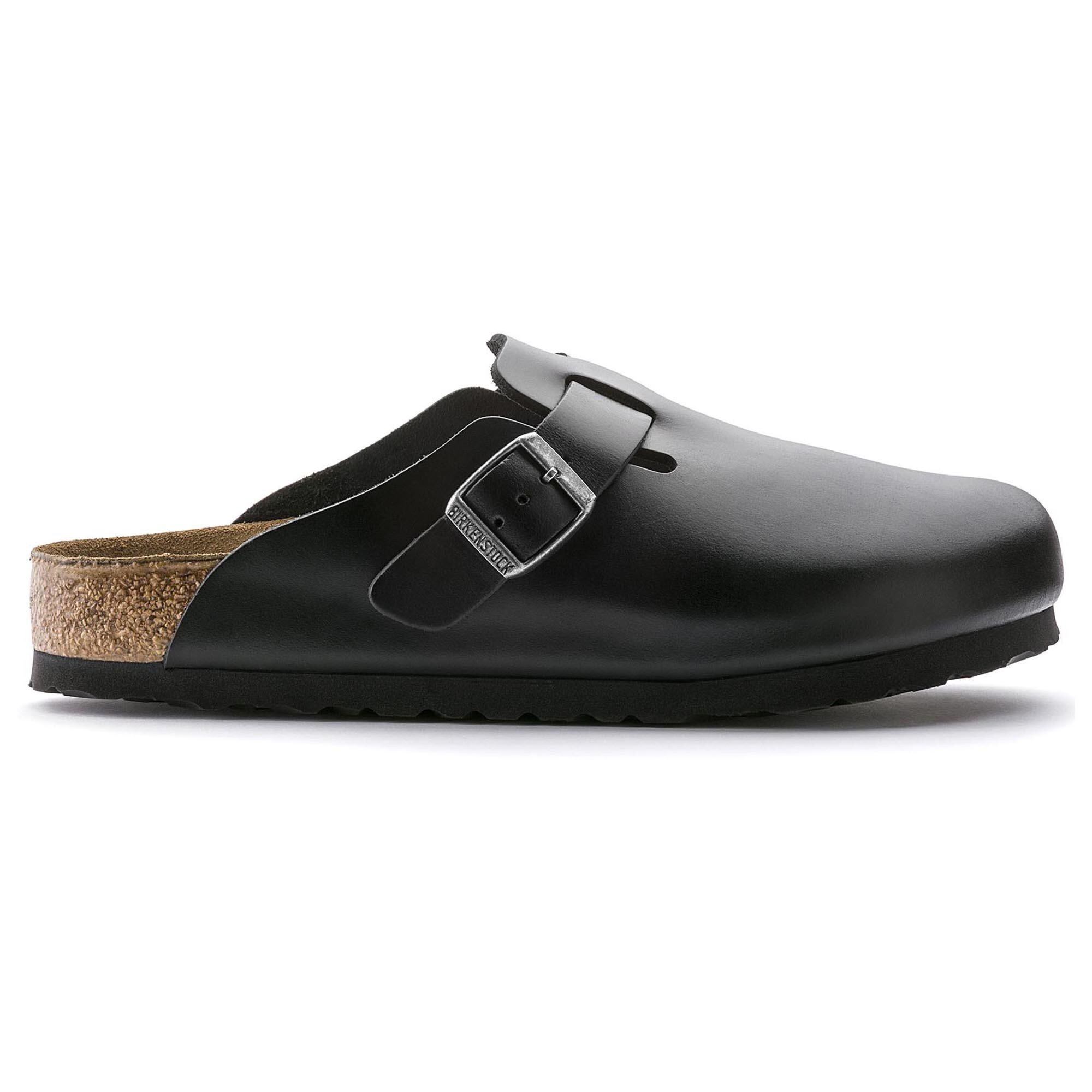 boston birkenstock black