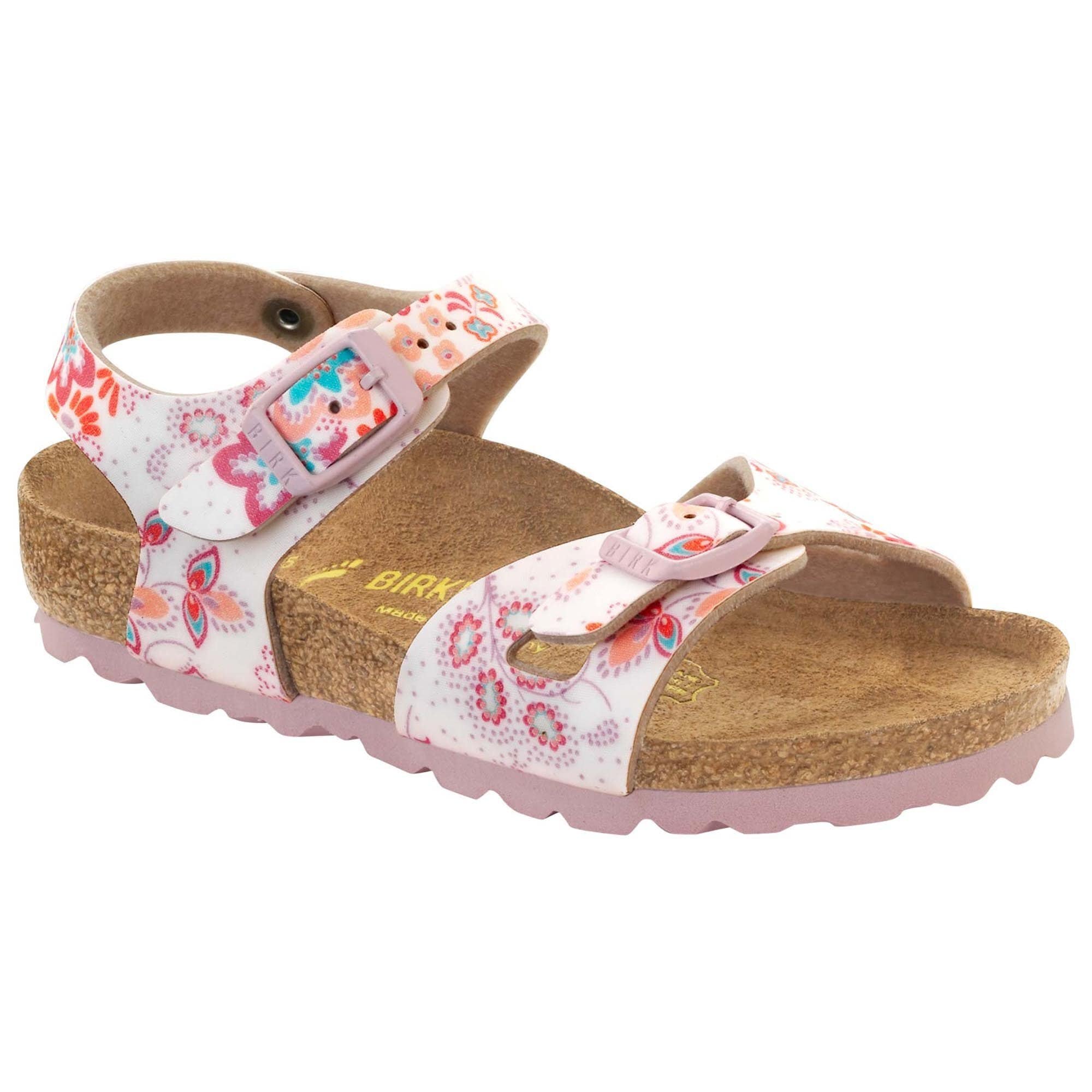 shiny snake rose birkenstock