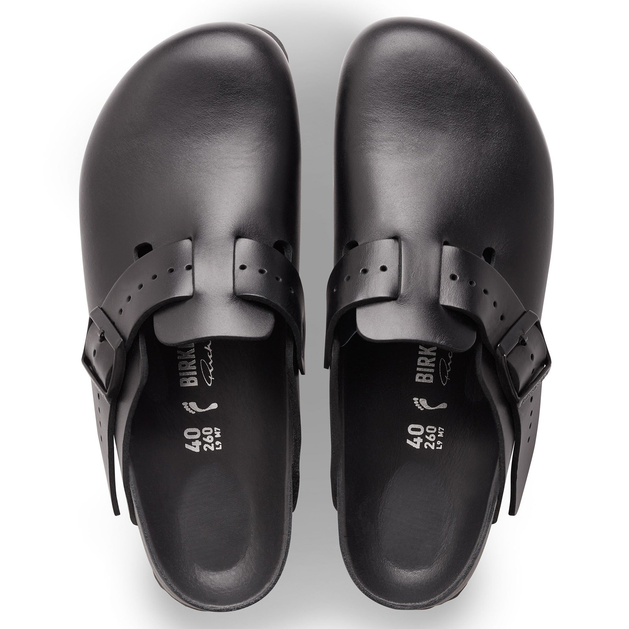 Rick Owens Boston Leather Black | BIRKENSTOCK