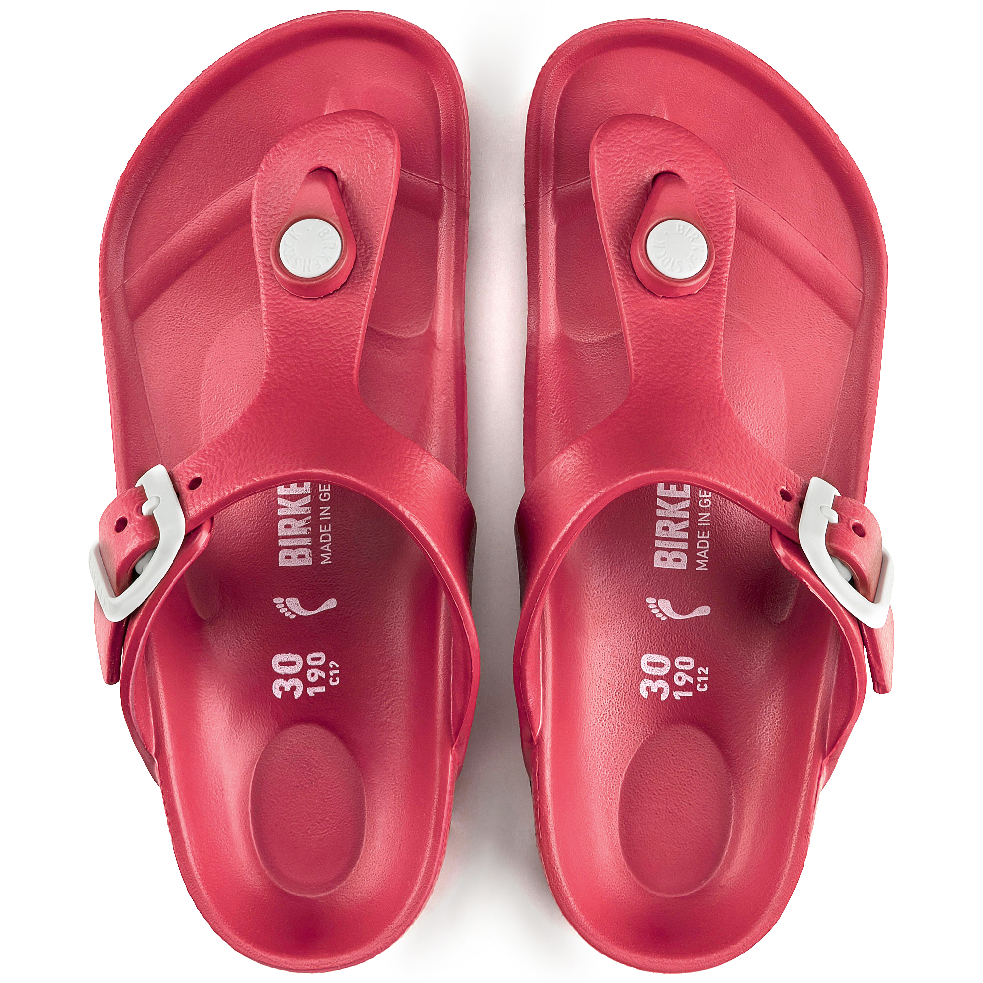 red gizeh birkenstock sandals