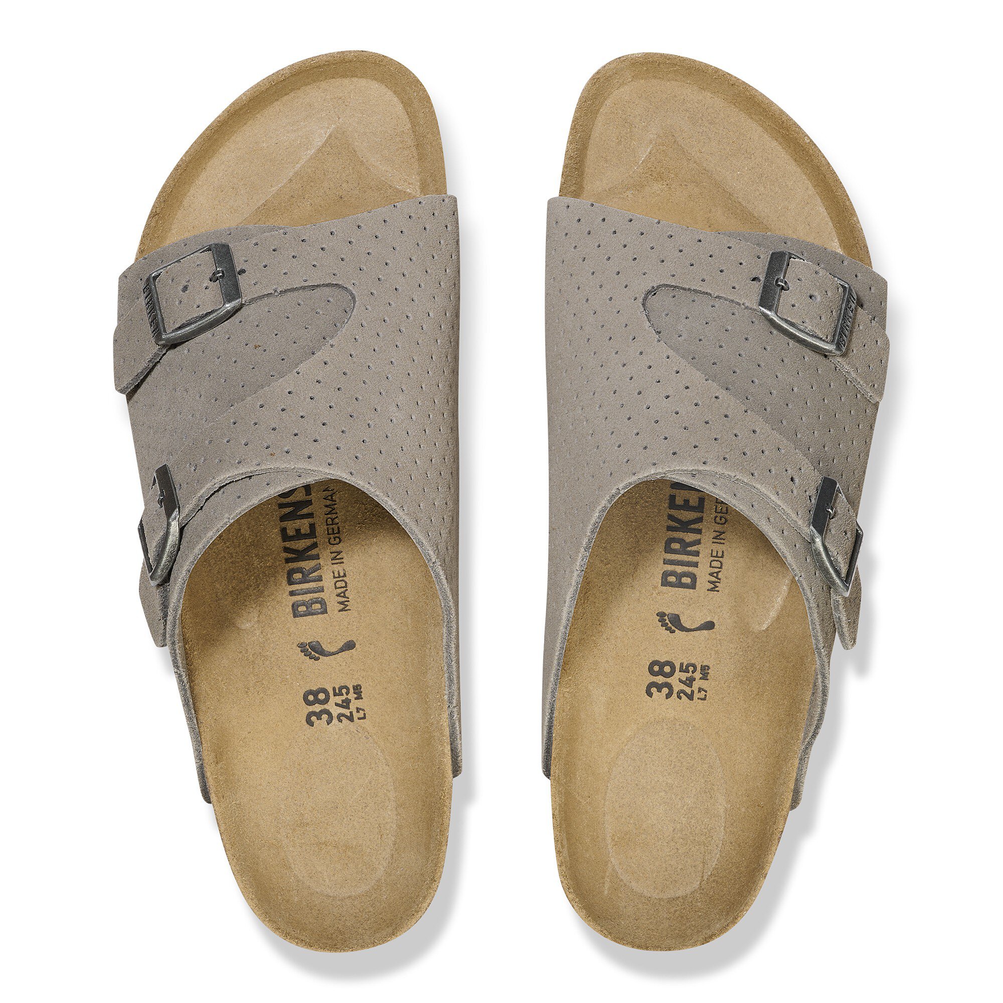 Zürich Suede Embossed Dotted Stone Coin | BIRKENSTOCK