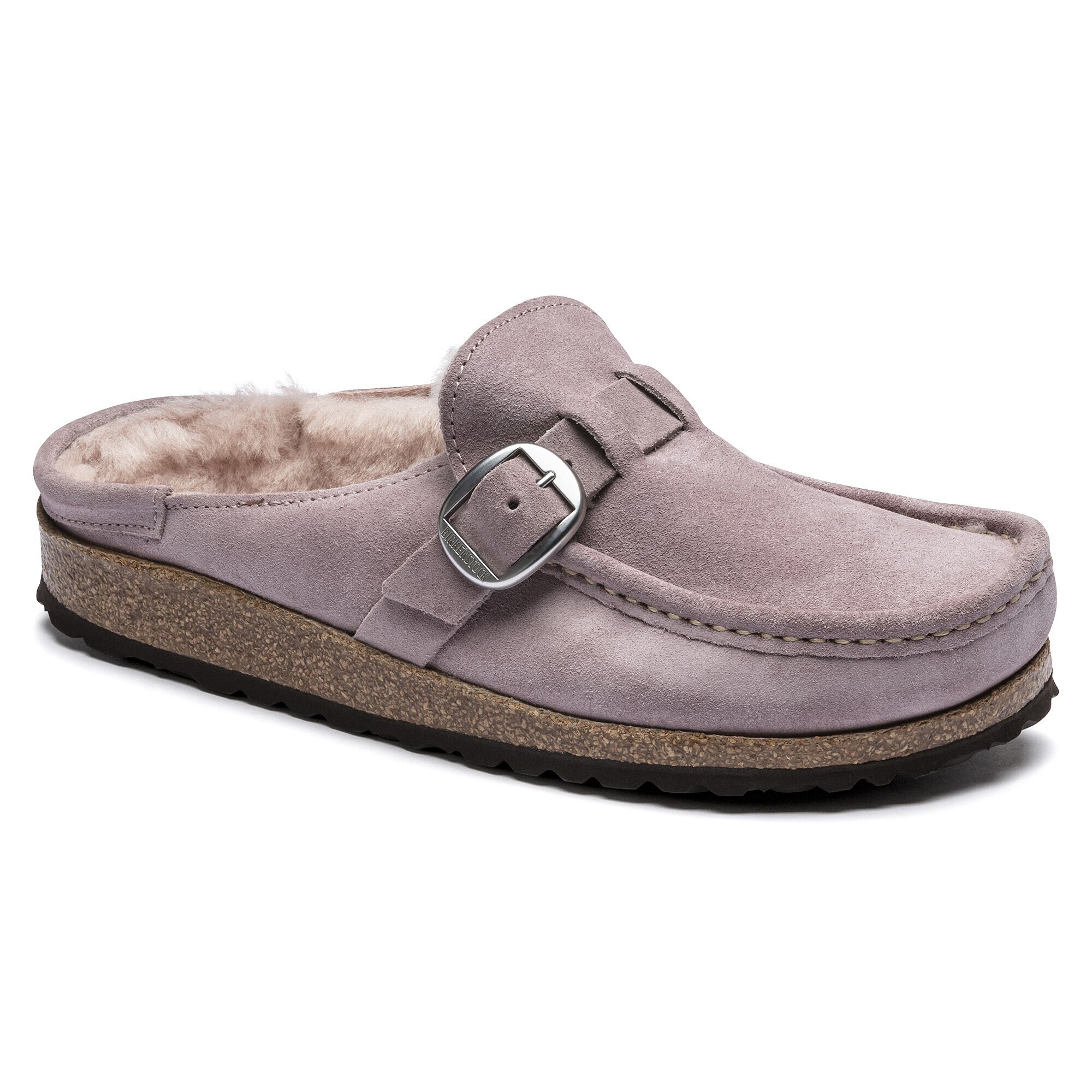 Buckley Shearling Suede Leather Lavender Blush BIRKENSTOCK