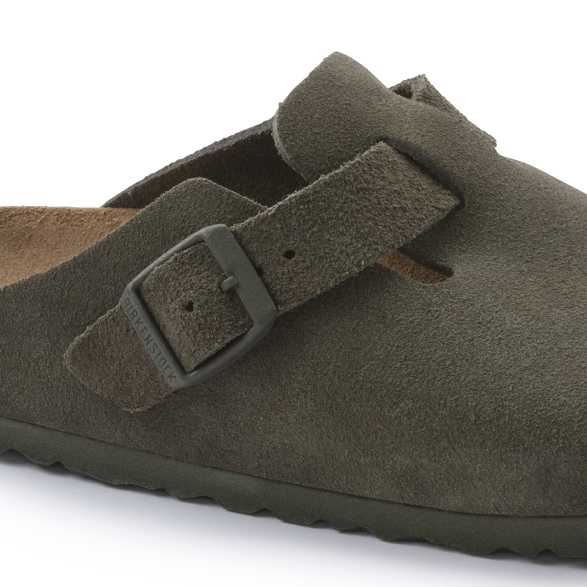 Boston Suede Leather Modern Suede Thyme