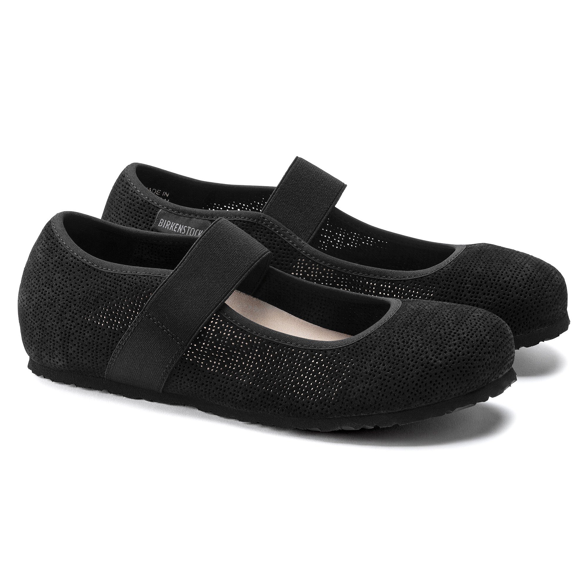 Embossed Leather Black BIRKENSTOCK