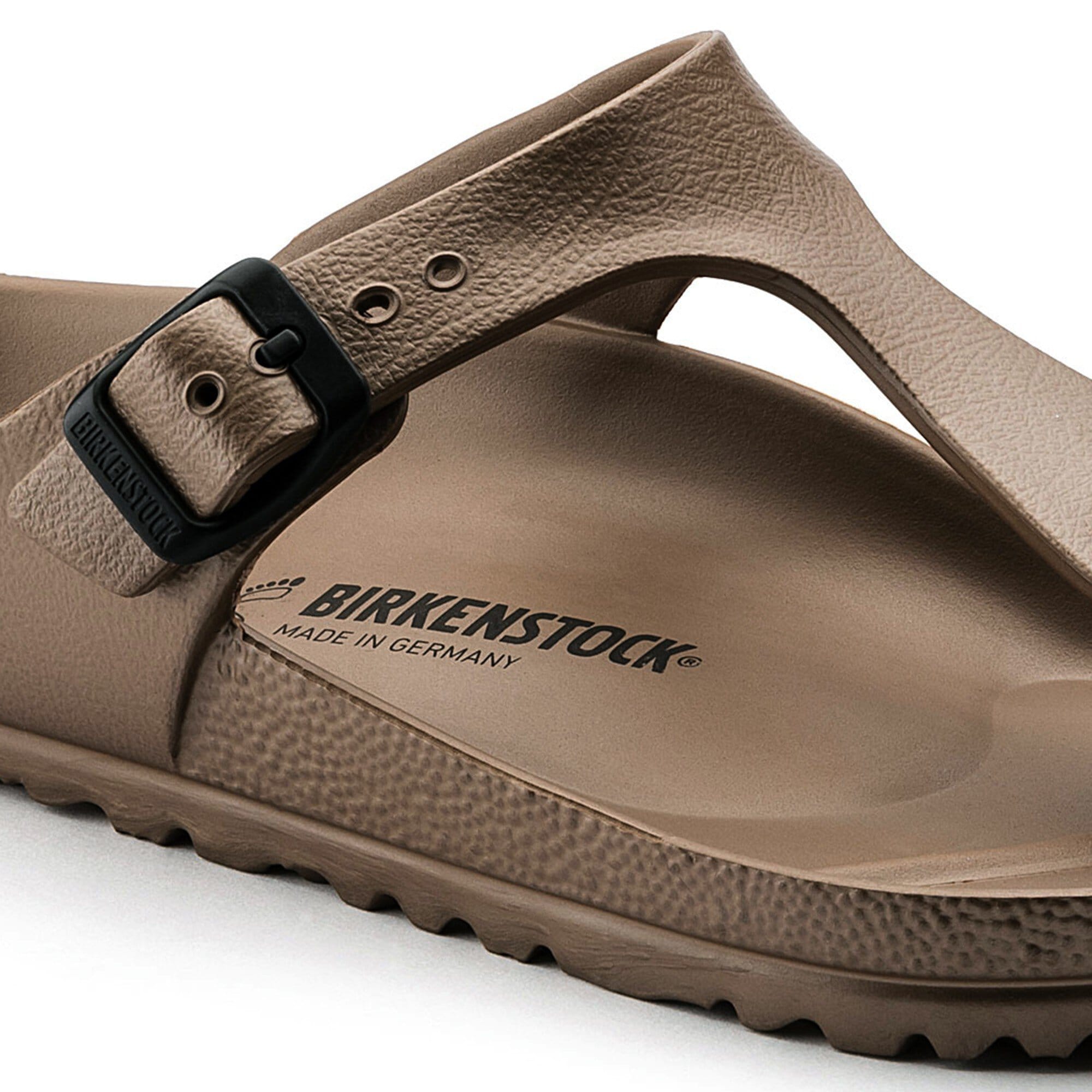 birkenstock gizeh eva bronze