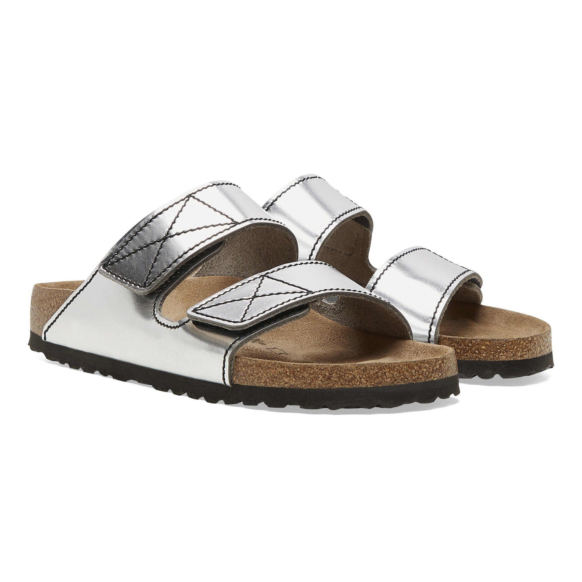 Proenza Schouler Arizona Natural Leather Silver | BIRKENSTOCK