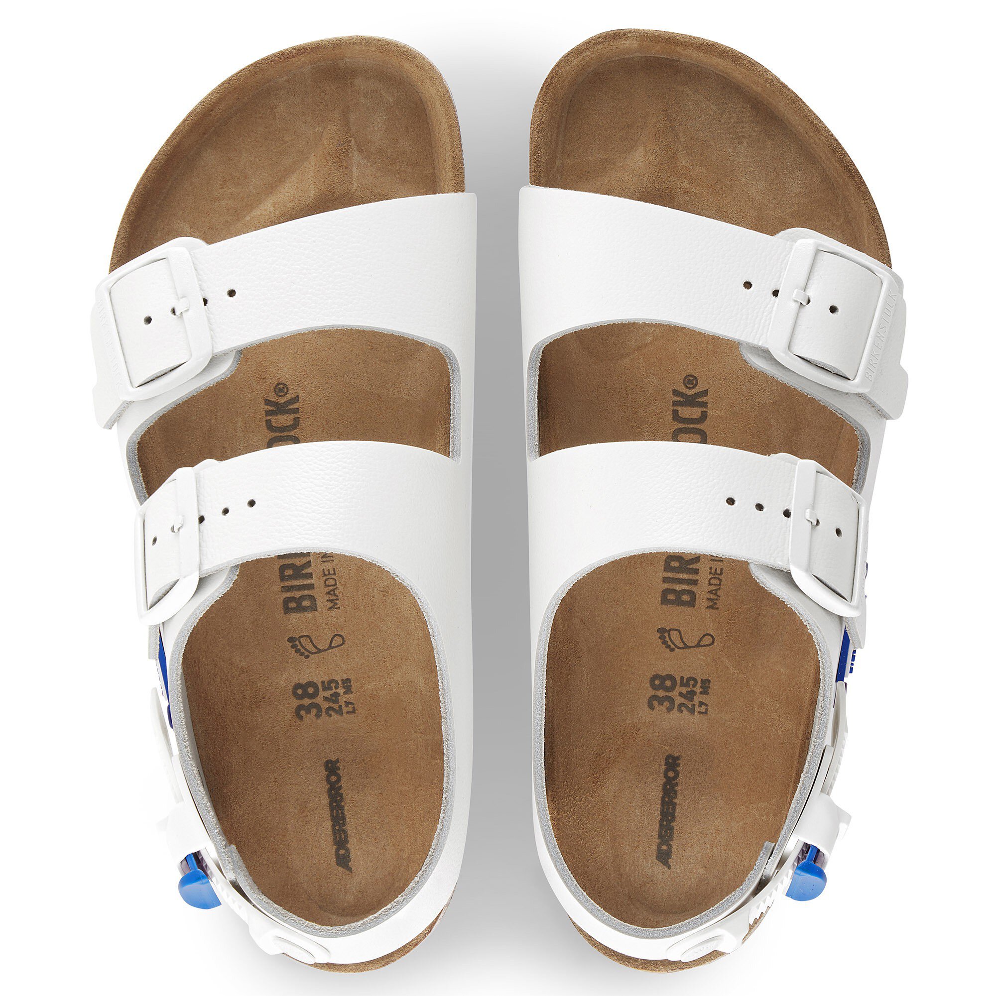ADERERROR Milano Tech Leather White | BIRKENSTOCK