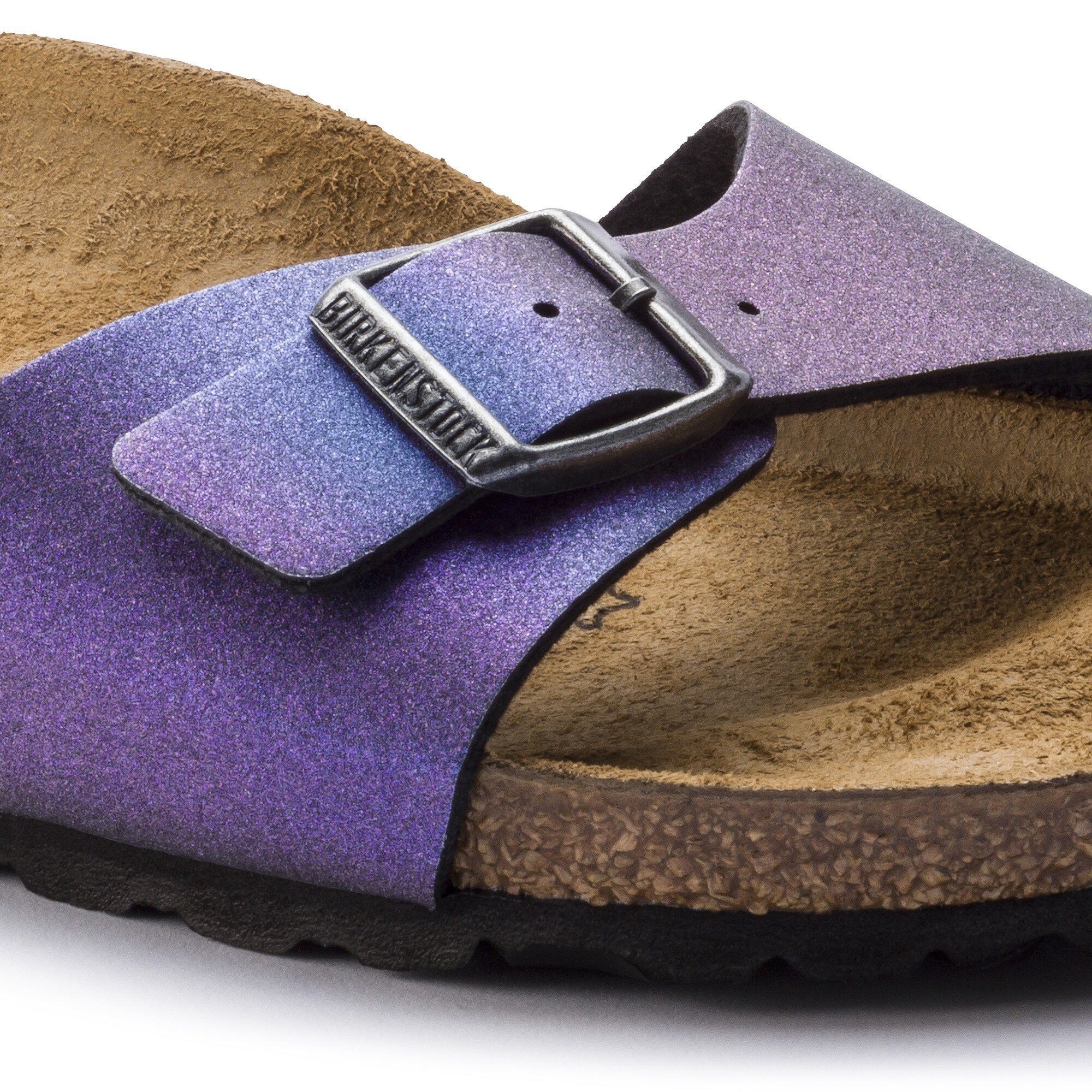 purple metallic birkenstocks