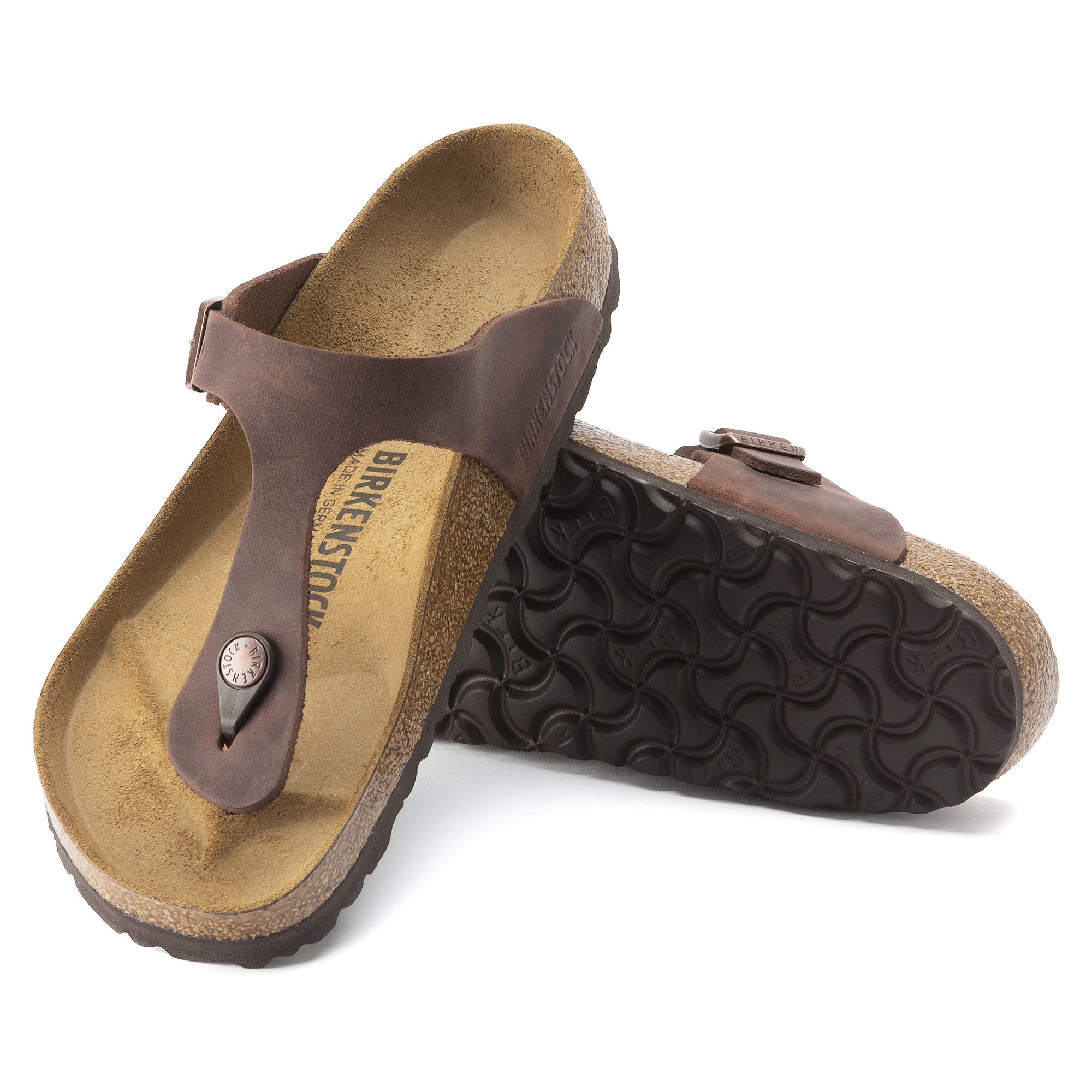 birkenstock gizeh oiled leather sandal