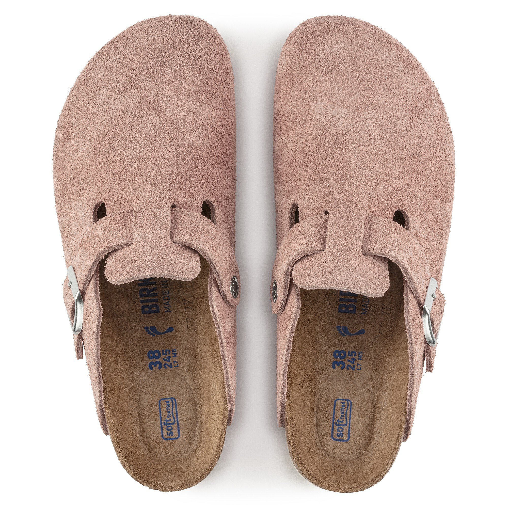 ビルケンシュトックBoston BIRKENSTOCK サンダル ピンク24cm - サンダル