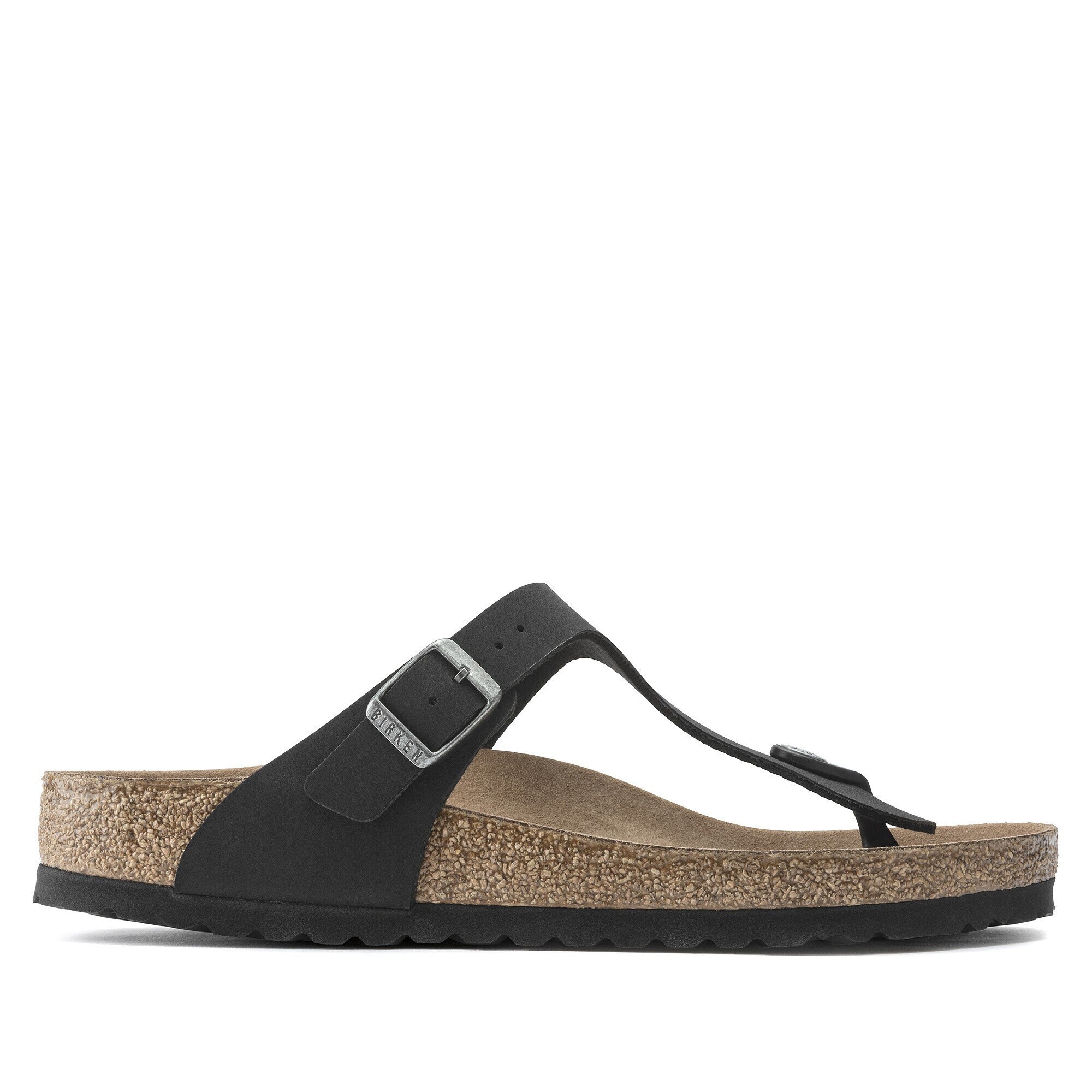Gizeh Vegan Birkibuc Black | BIRKENSTOCK