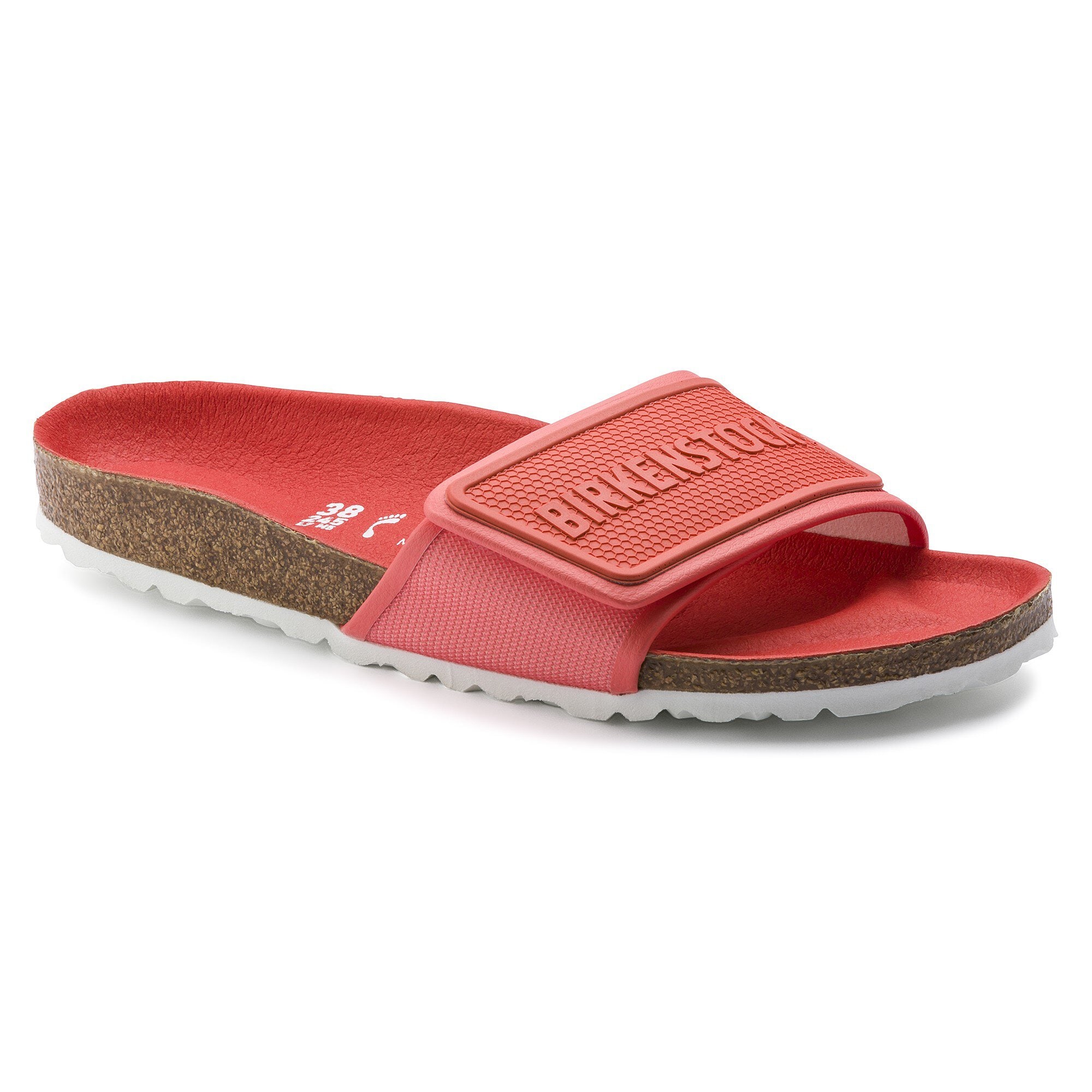 coral birkenstocks