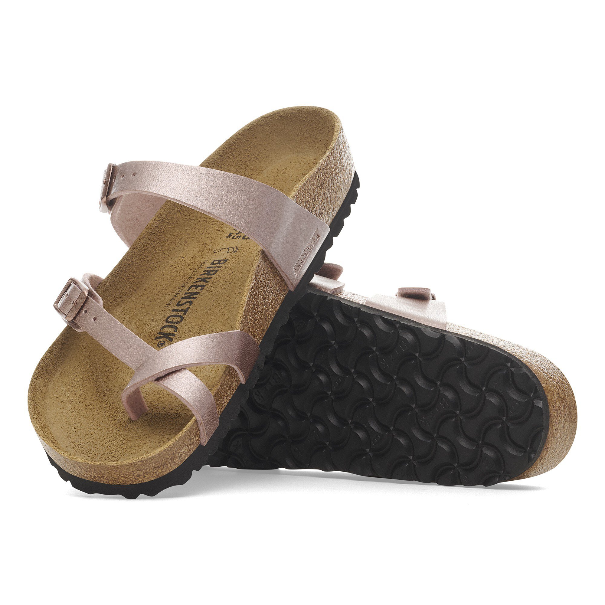 birkenstock mayari metallic copper
