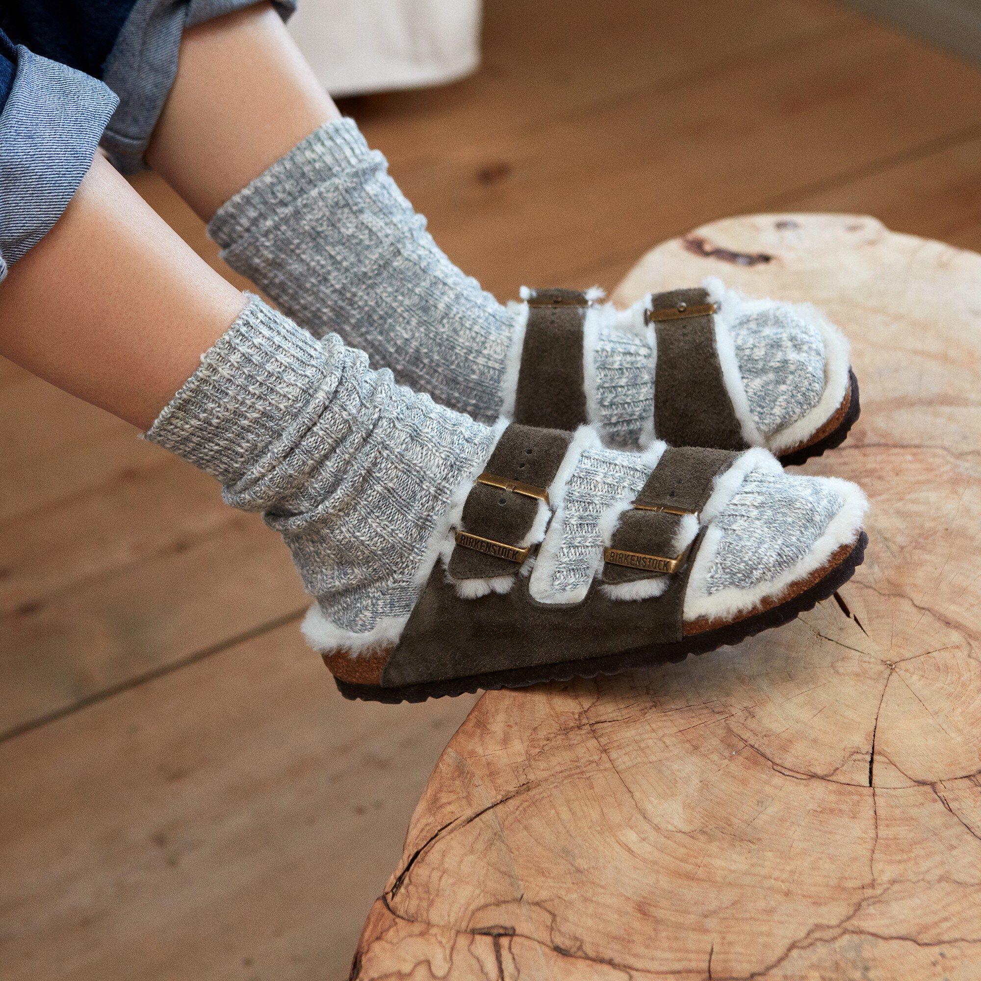 birkenstock arizona suede forest