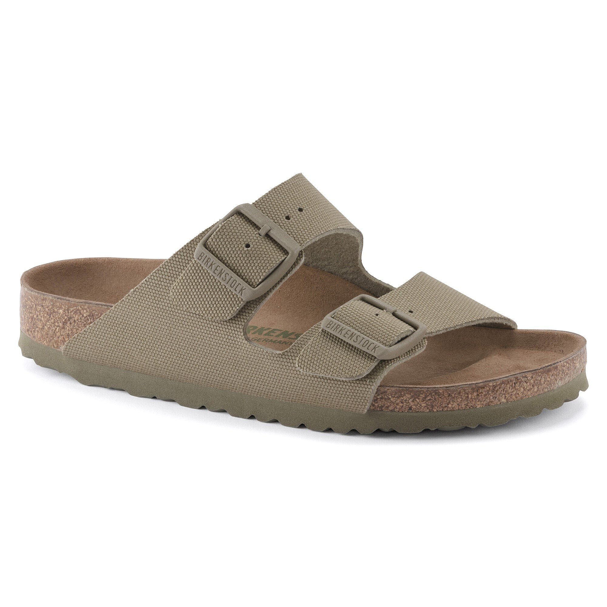 Arizona Vegan Textile Faded Khaki BIRKENSTOCK