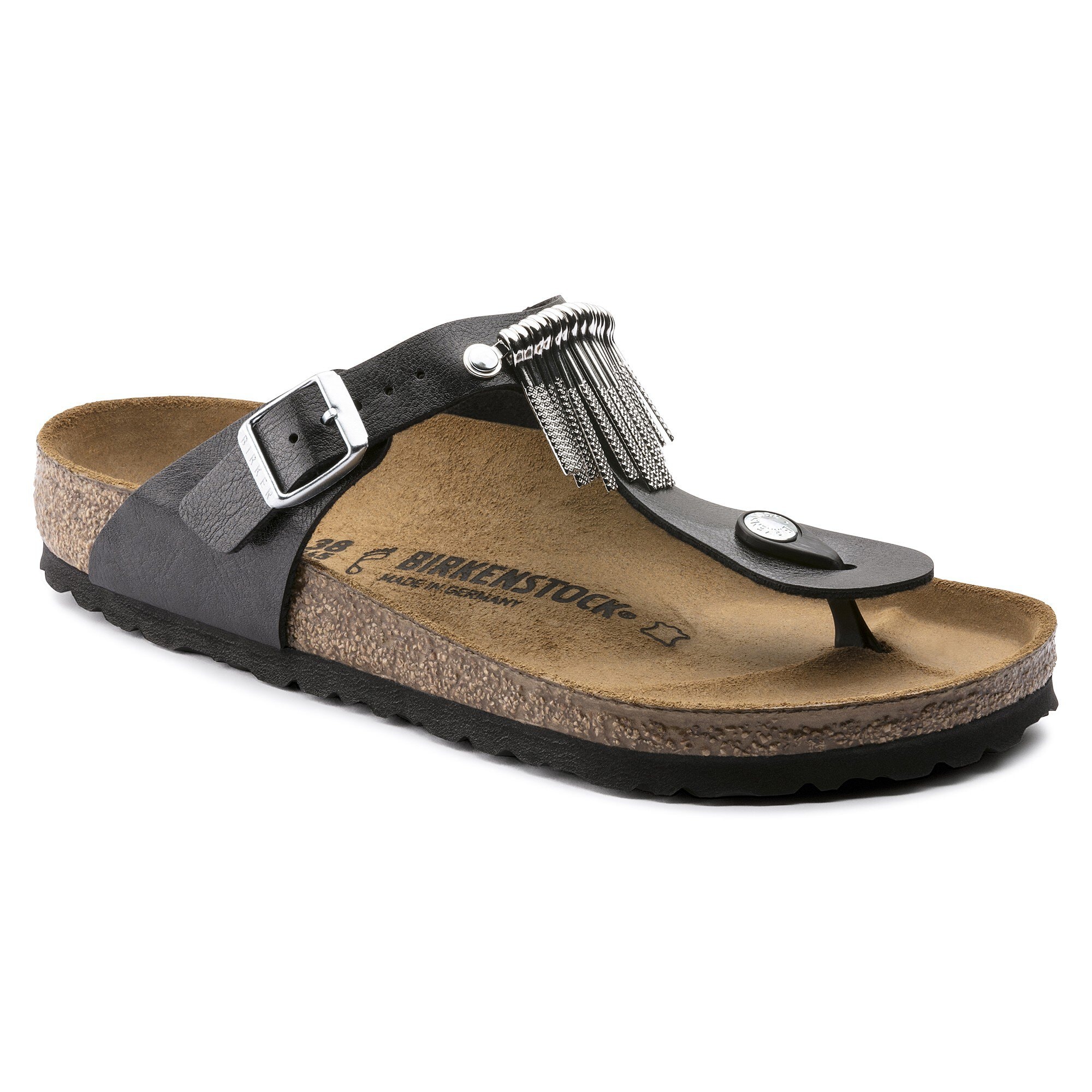 birkenstock gizeh fringe sandals