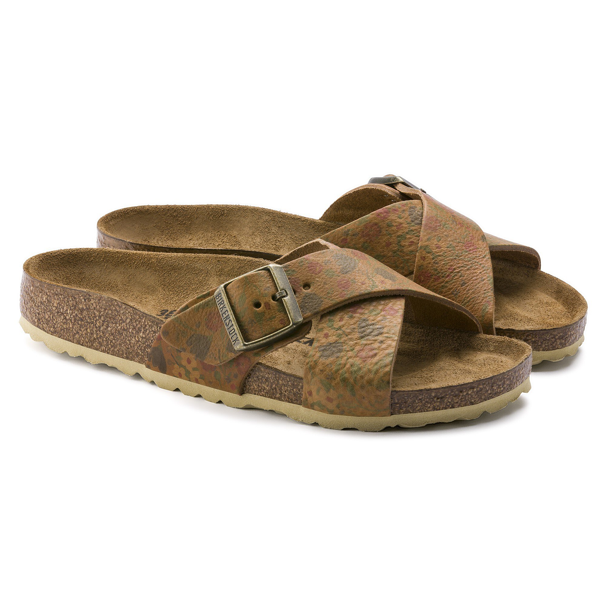 Siena natural leather vintage flower cognac Clearance