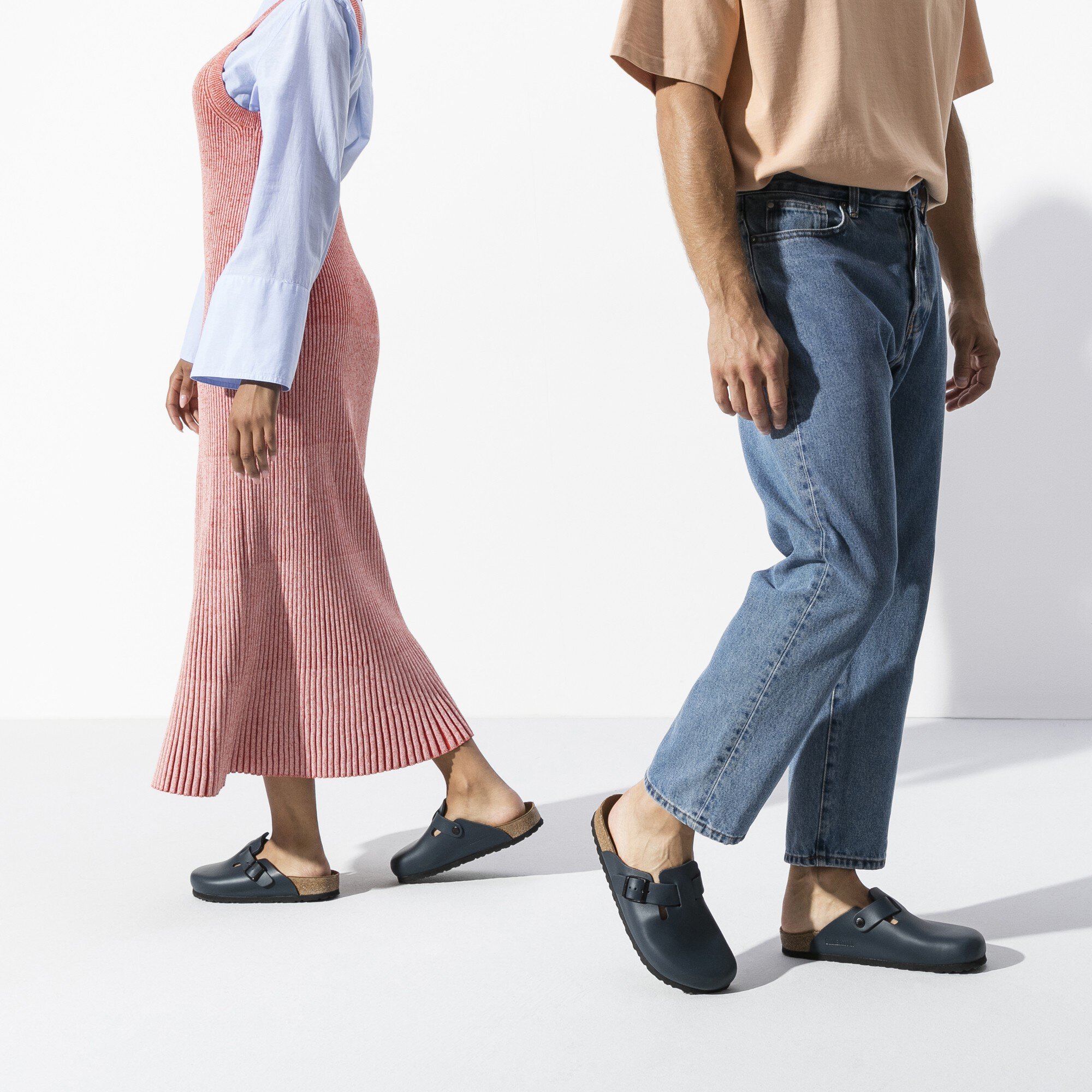 Boston/ボストン ナチュラルレザー ブルー | BIRKENSTOCK