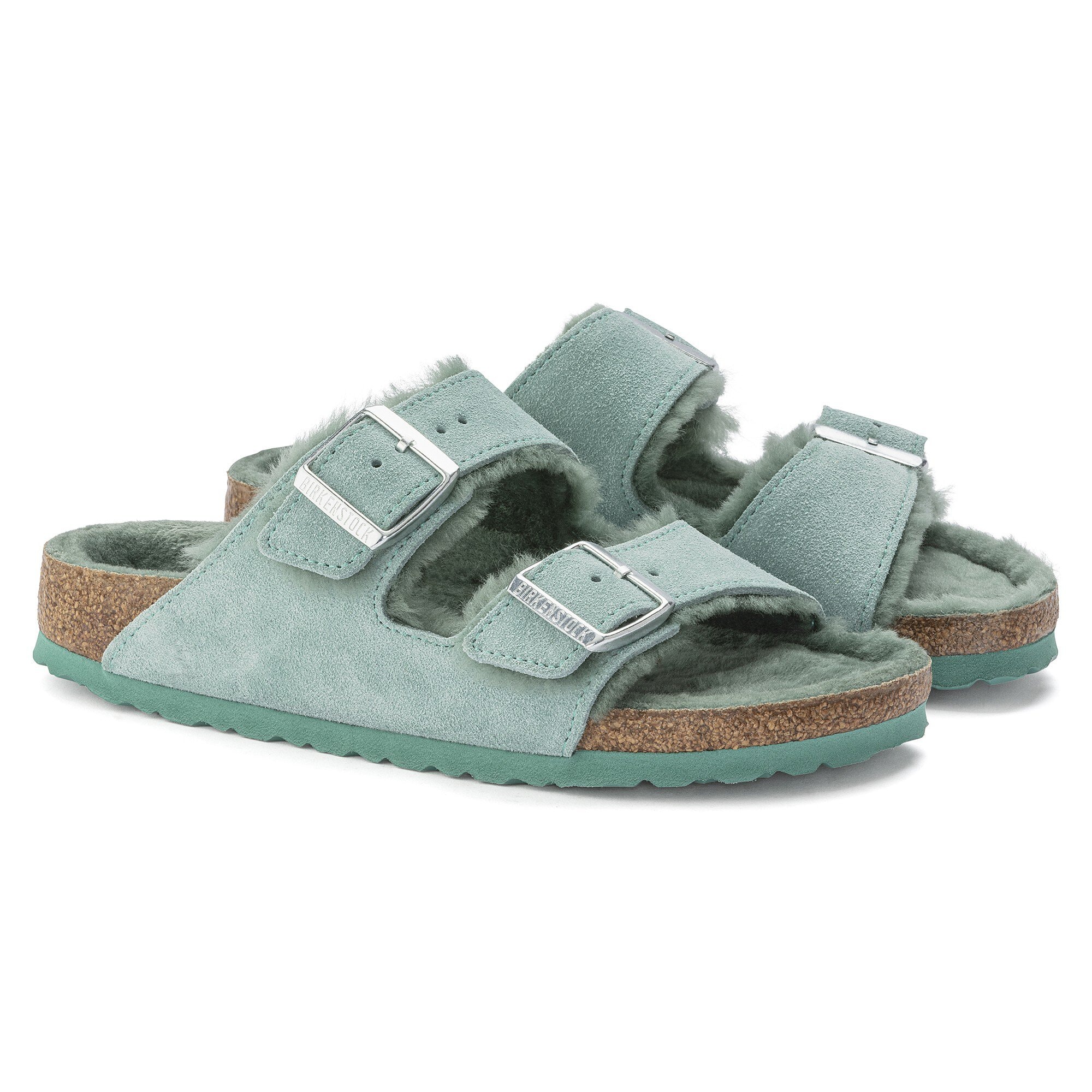 Arizona Shearling Suede Leather Beryl BIRKENSTOCK