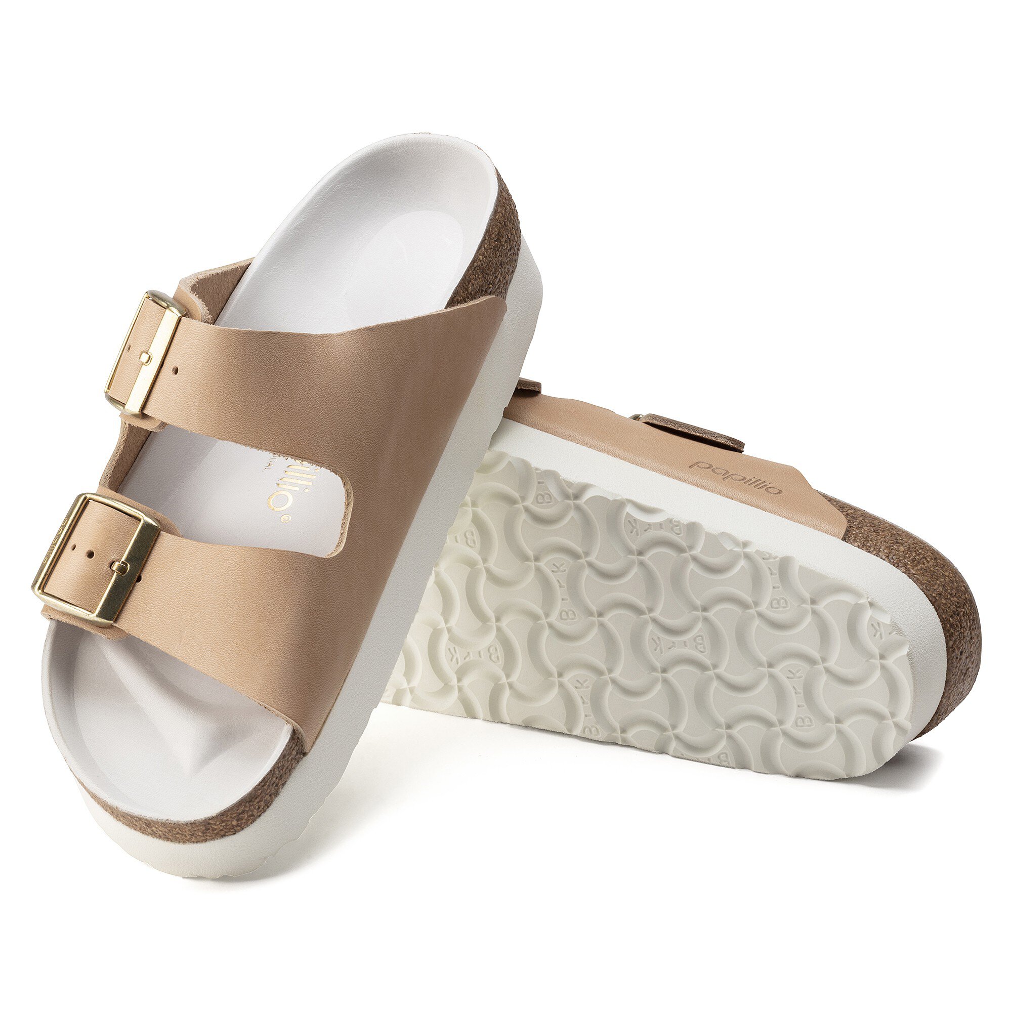 Birkenstock arizona platform nude Clearance