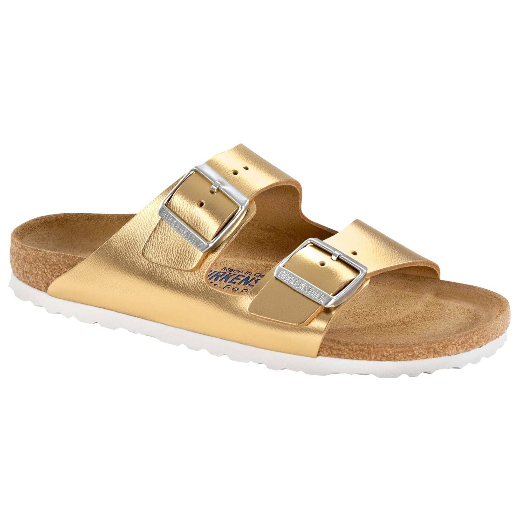 birkenstock rose gold soft footbed