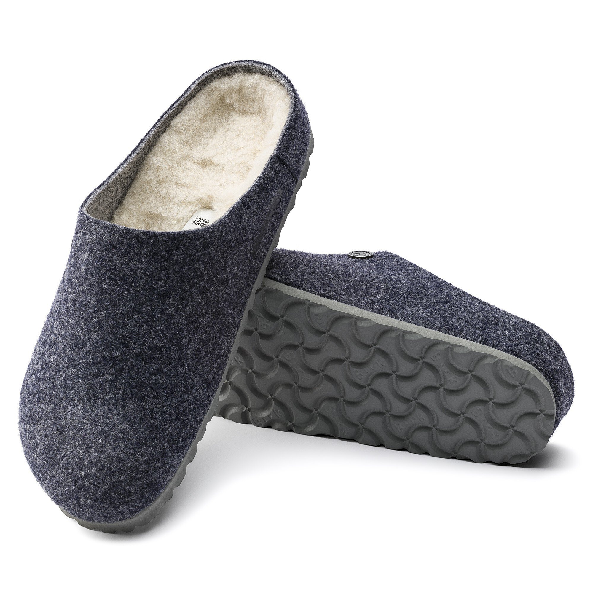 Kaprun Wool Felt Doubleface Navy | BIRKENSTOCK