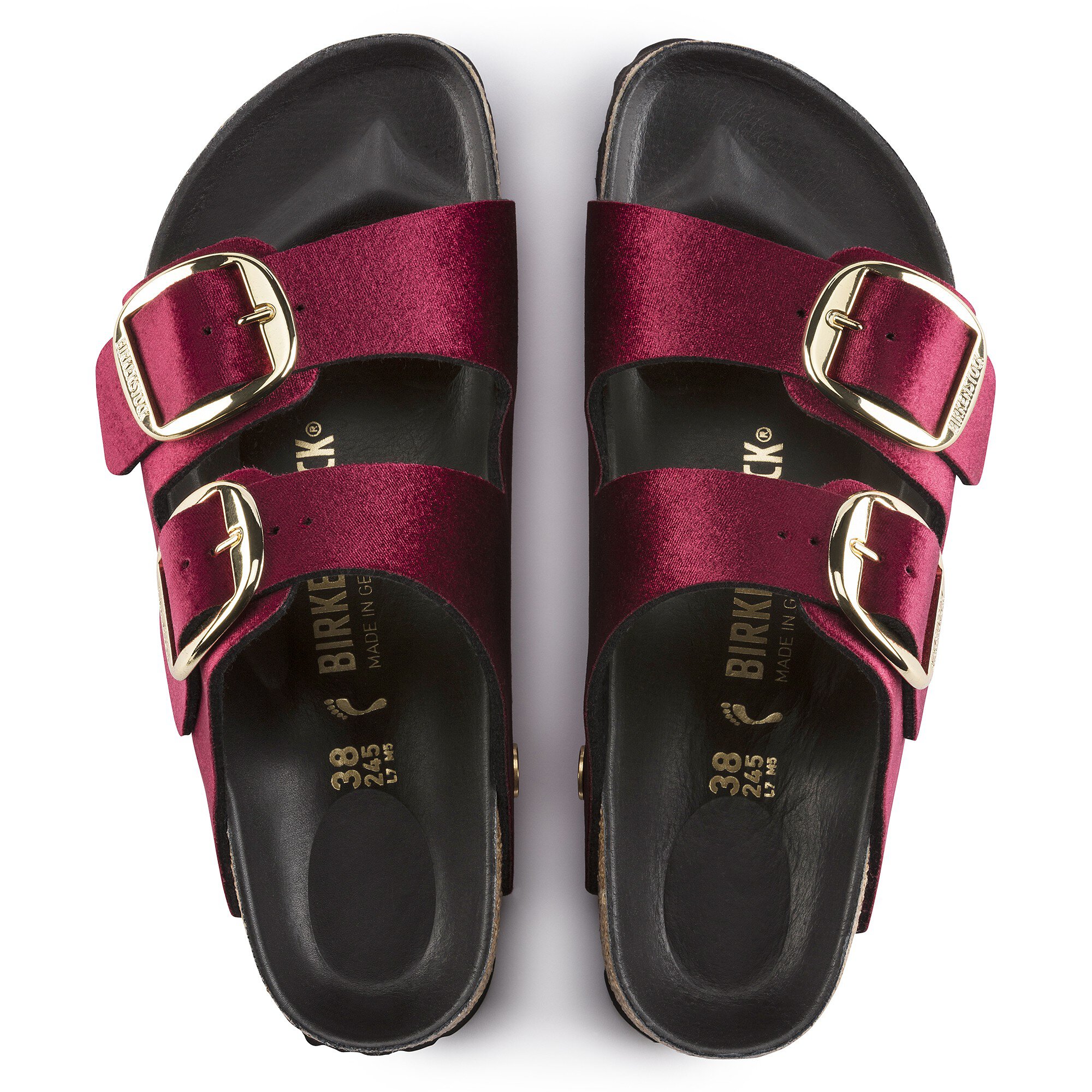 Birkenstock sandals best sale burgundy