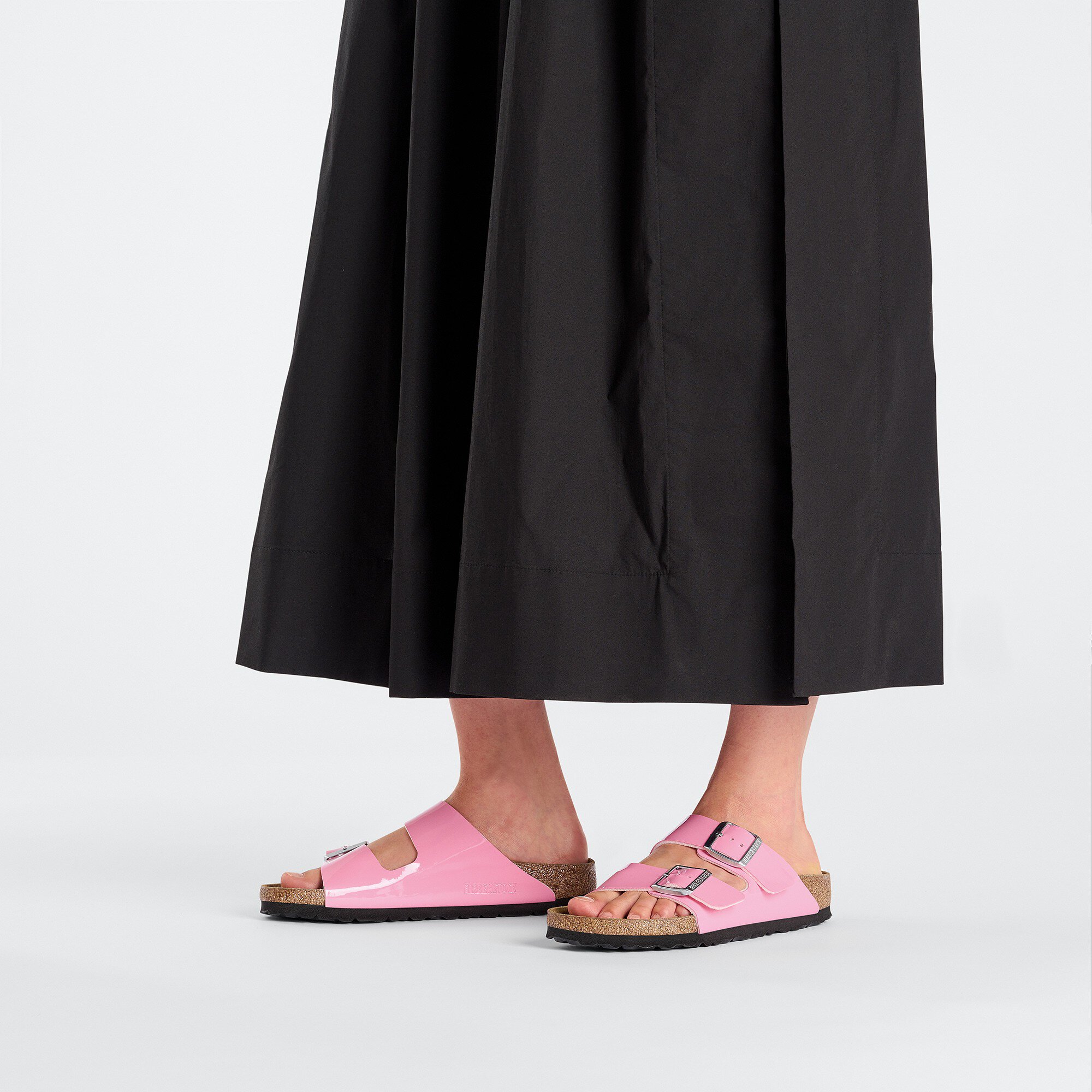 Arizona Birko-Flor Patent Patent Candy Pink/Black | BIRKENSTOCK
